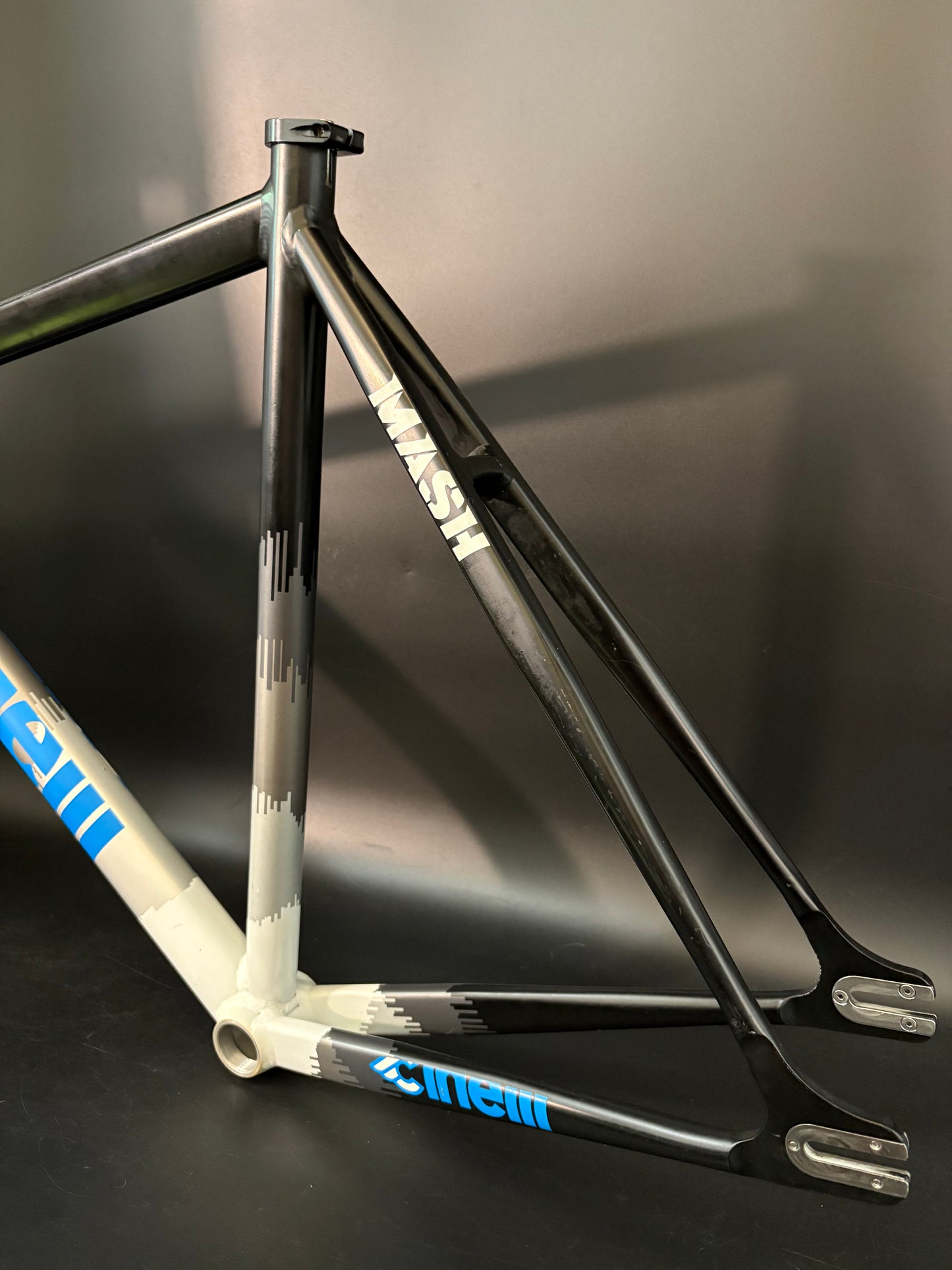 Cinelli Mash Histogram Frameset Black/Blue 53cm