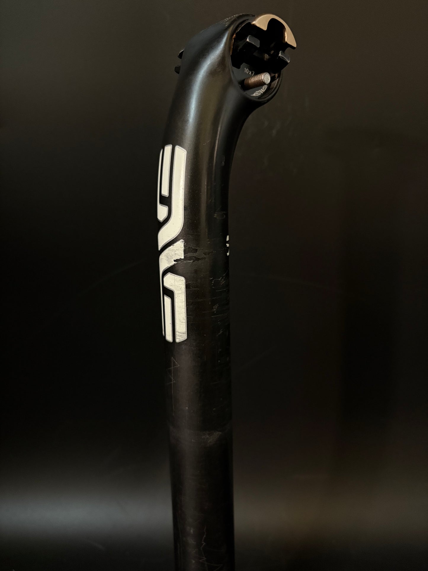 Enve White Logo Setback Seatpost Carbon 31.6 300mm