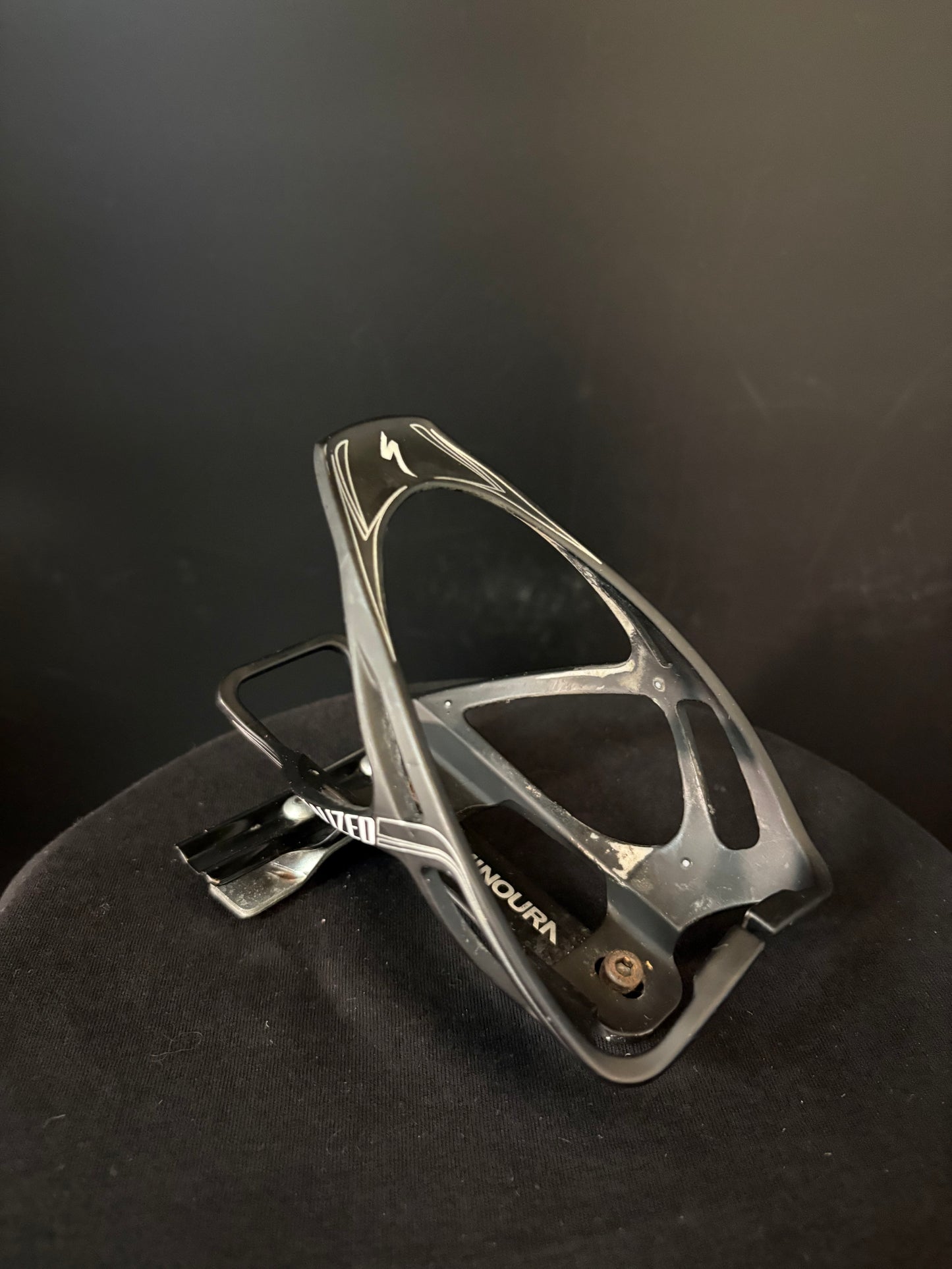 Specialized Bottle Cage + Minoura Saddle Rail Mount