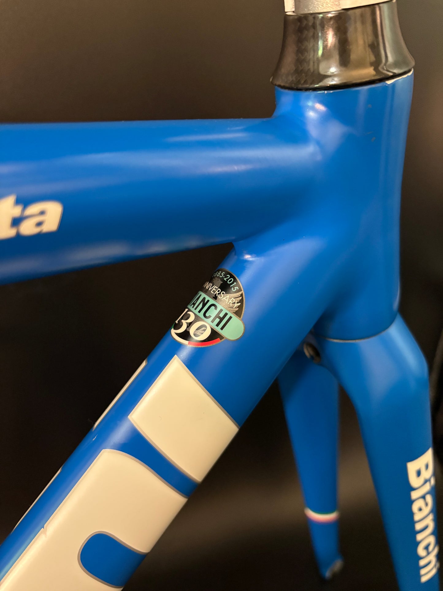 Bianchi Super Pista Frameset Blue 51cm