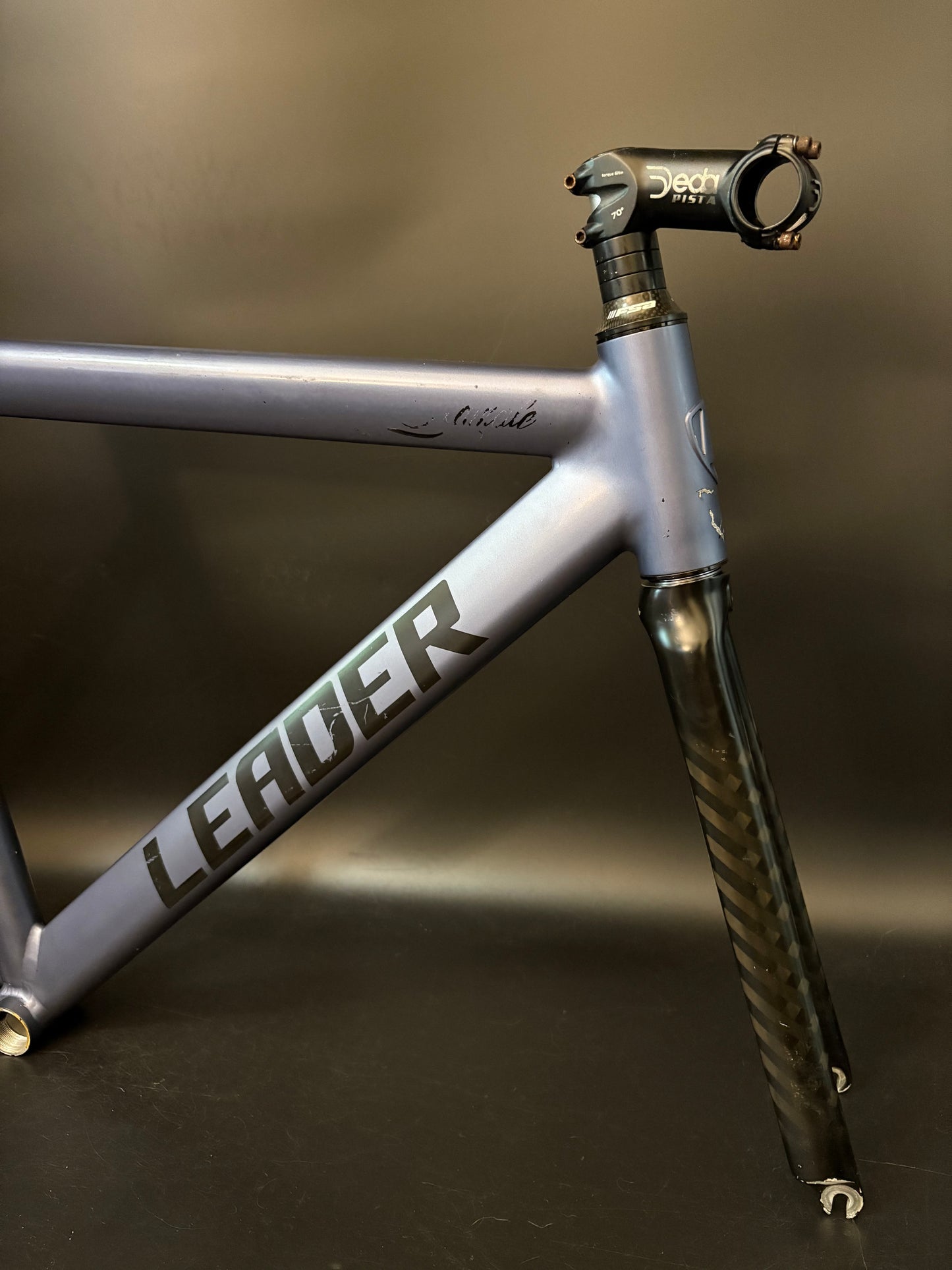 Leader 725 Frameset Pearlescent Blue 55cm