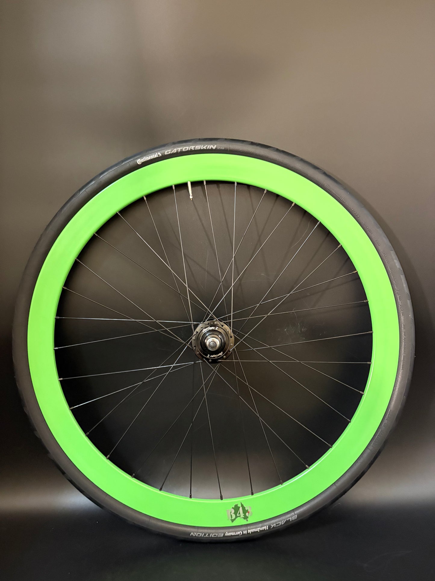 Velocity B43 Green / Gran Compe HF Wheelset 32h