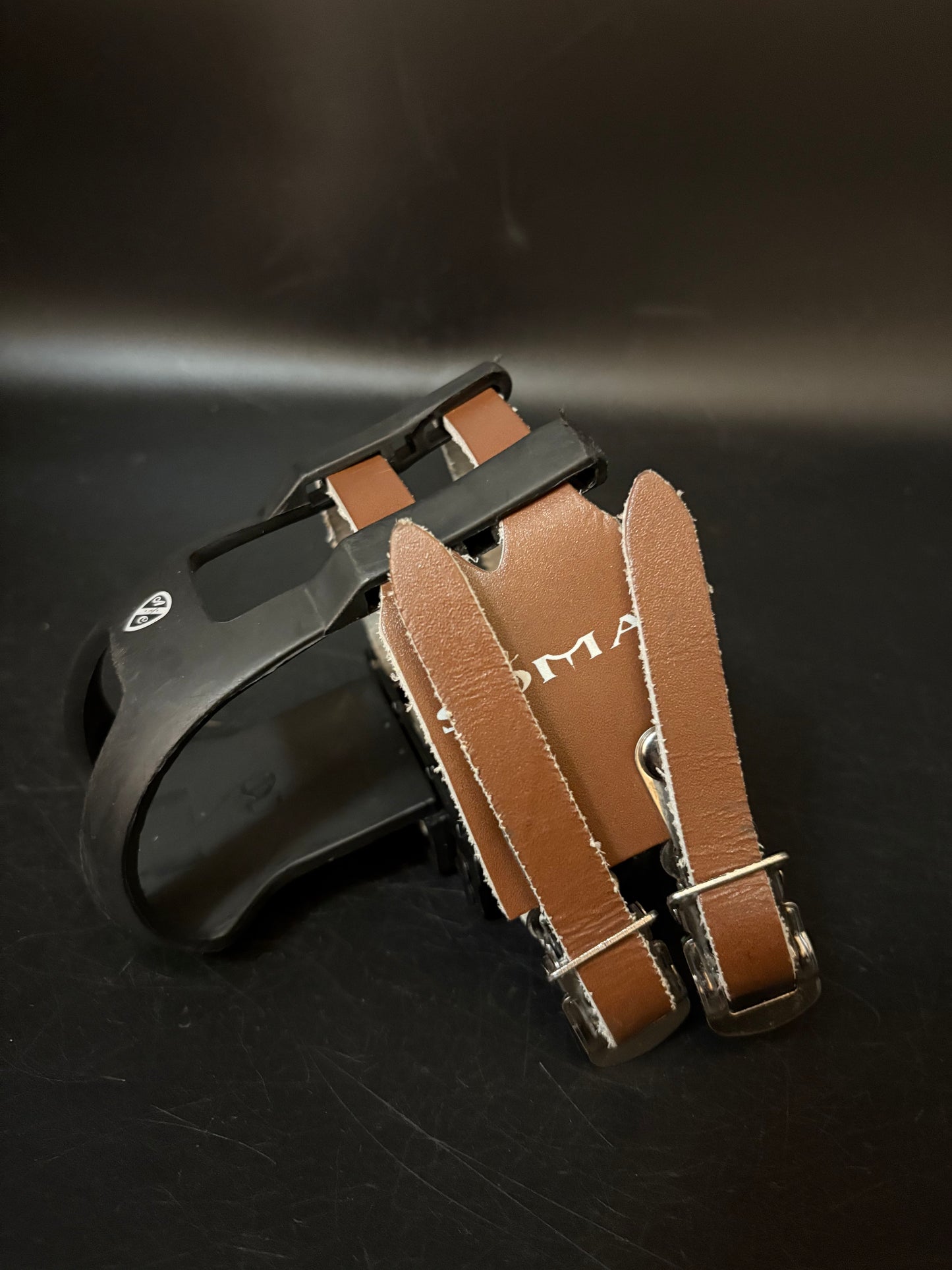 MKS Sylvan Black / Soma Double Straps Brown Pedal Setup