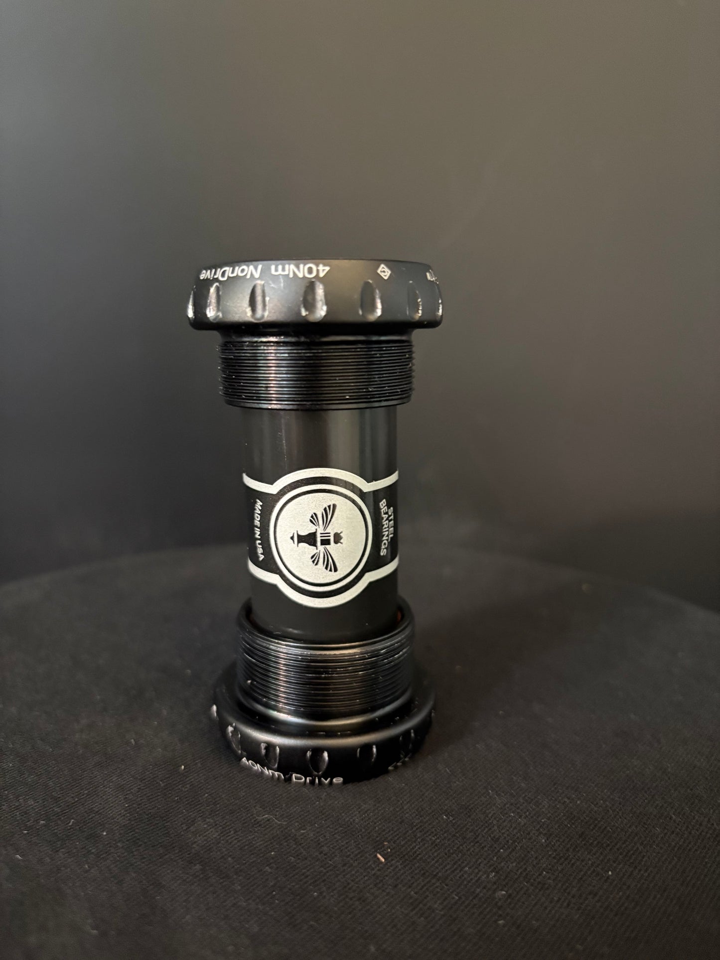 Chris King Threadfit 24mm Bottom Bracket Matte Black
