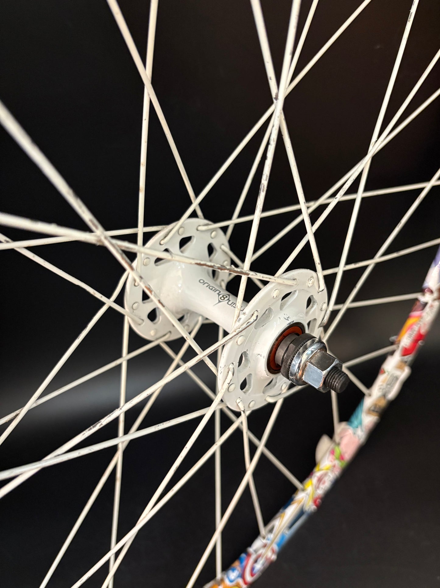 White Deep V / Origin 8 Wheelset 32h