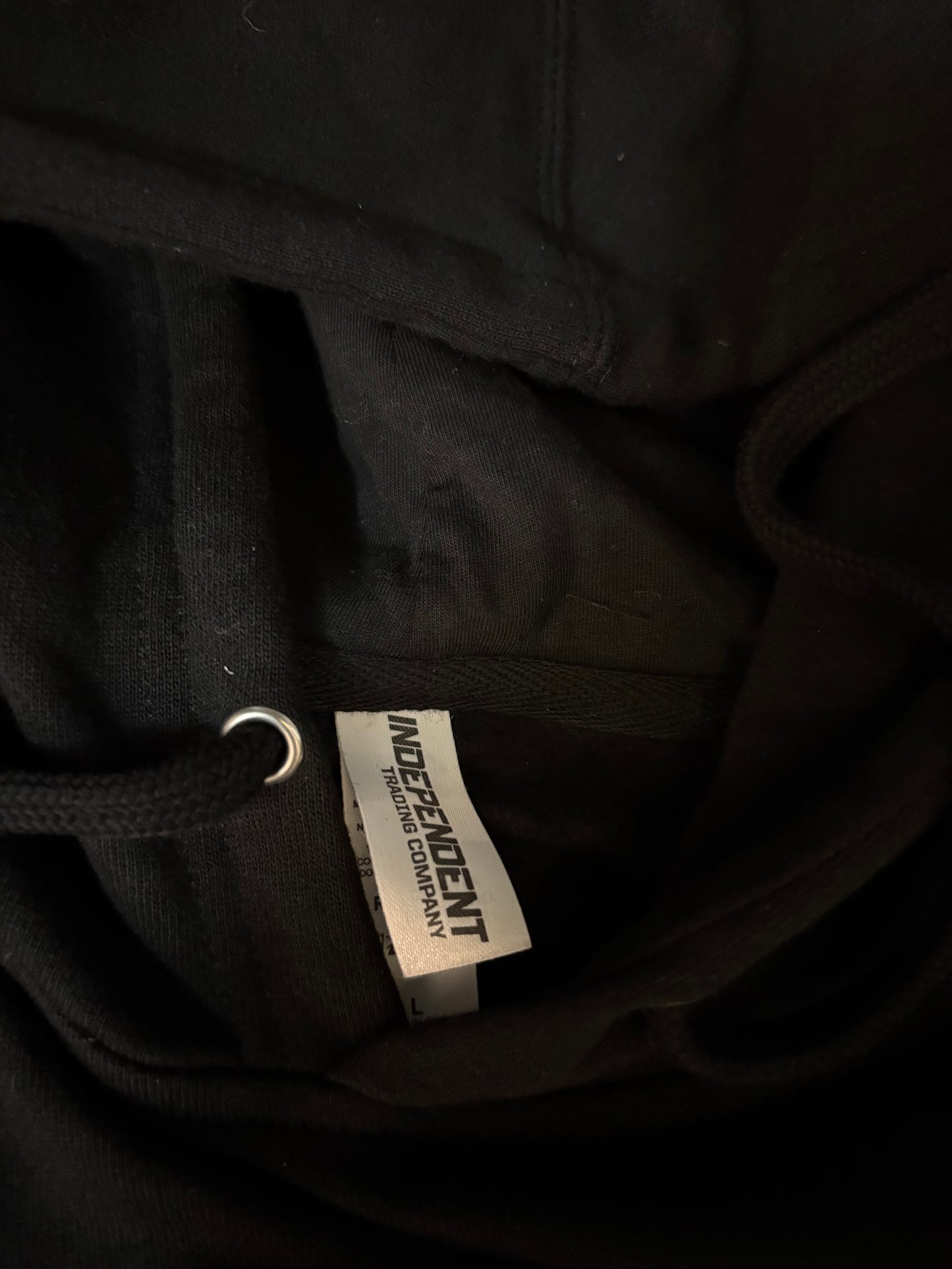 Track Lab Skull Logo Hoodie Black