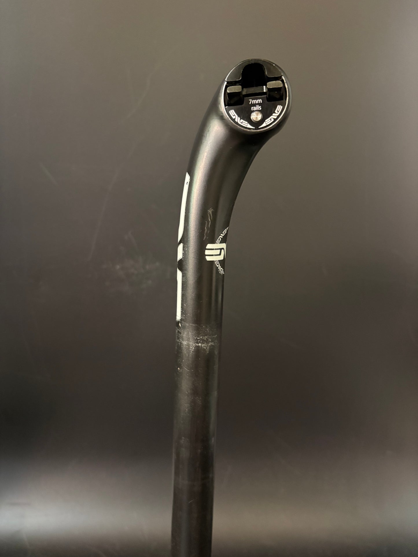 Enve White Logo Setback Seatpost Carbon 27.2 400mm