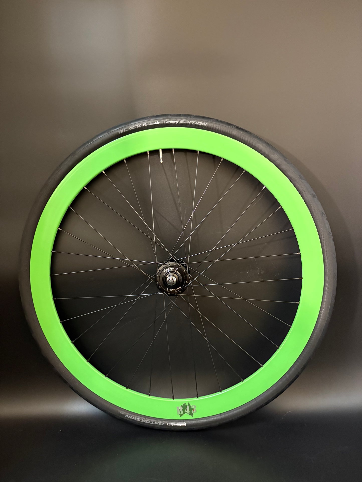 Velocity B43 Green / Gran Compe HF Wheelset 32h