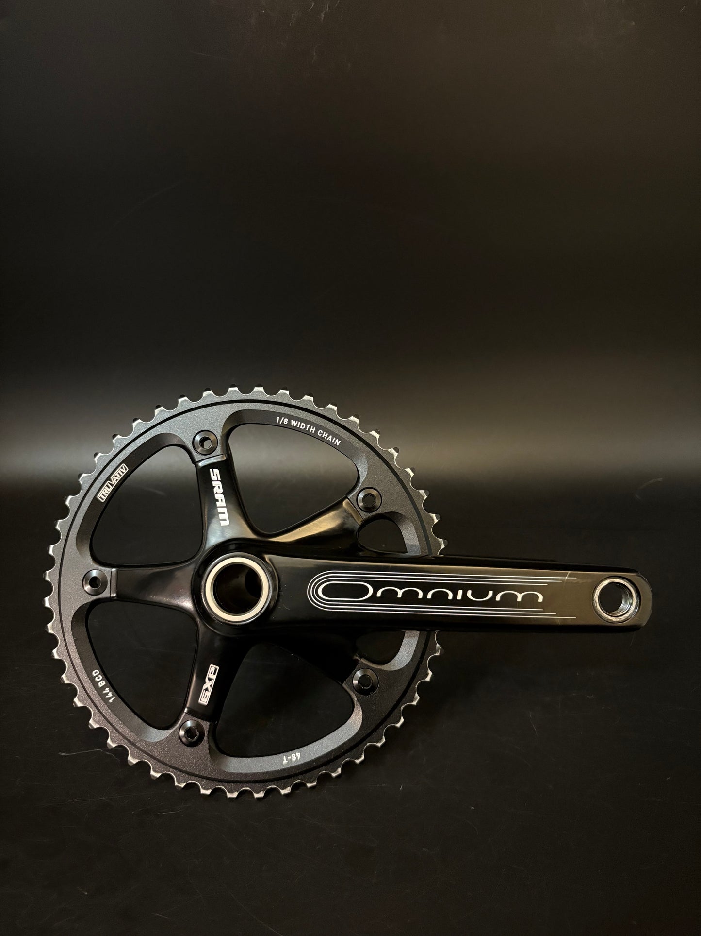 Sram Omnium Crankset Black 167.5mm 48t