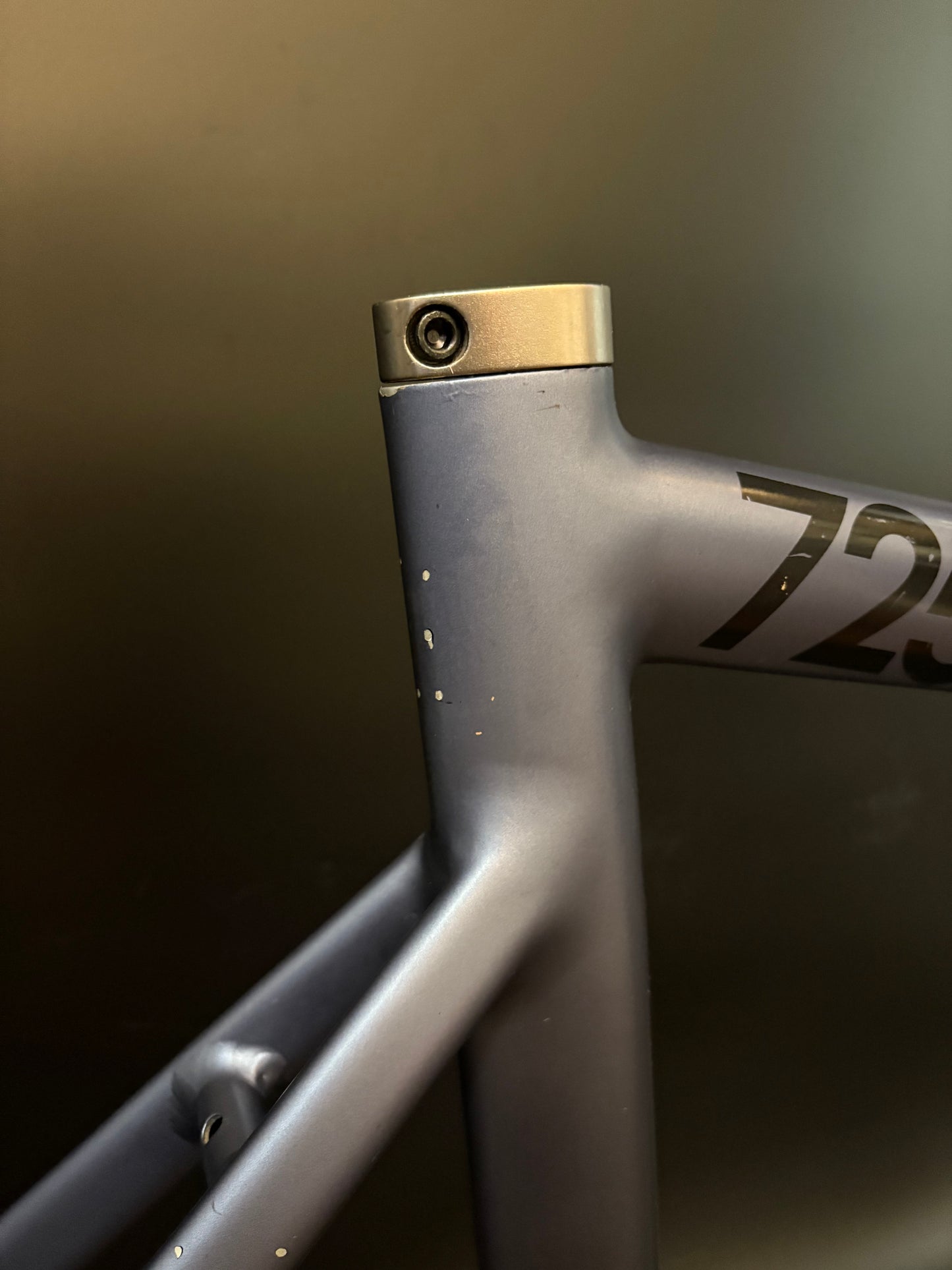 Leader 725 Frameset Pearlescent Blue 55cm