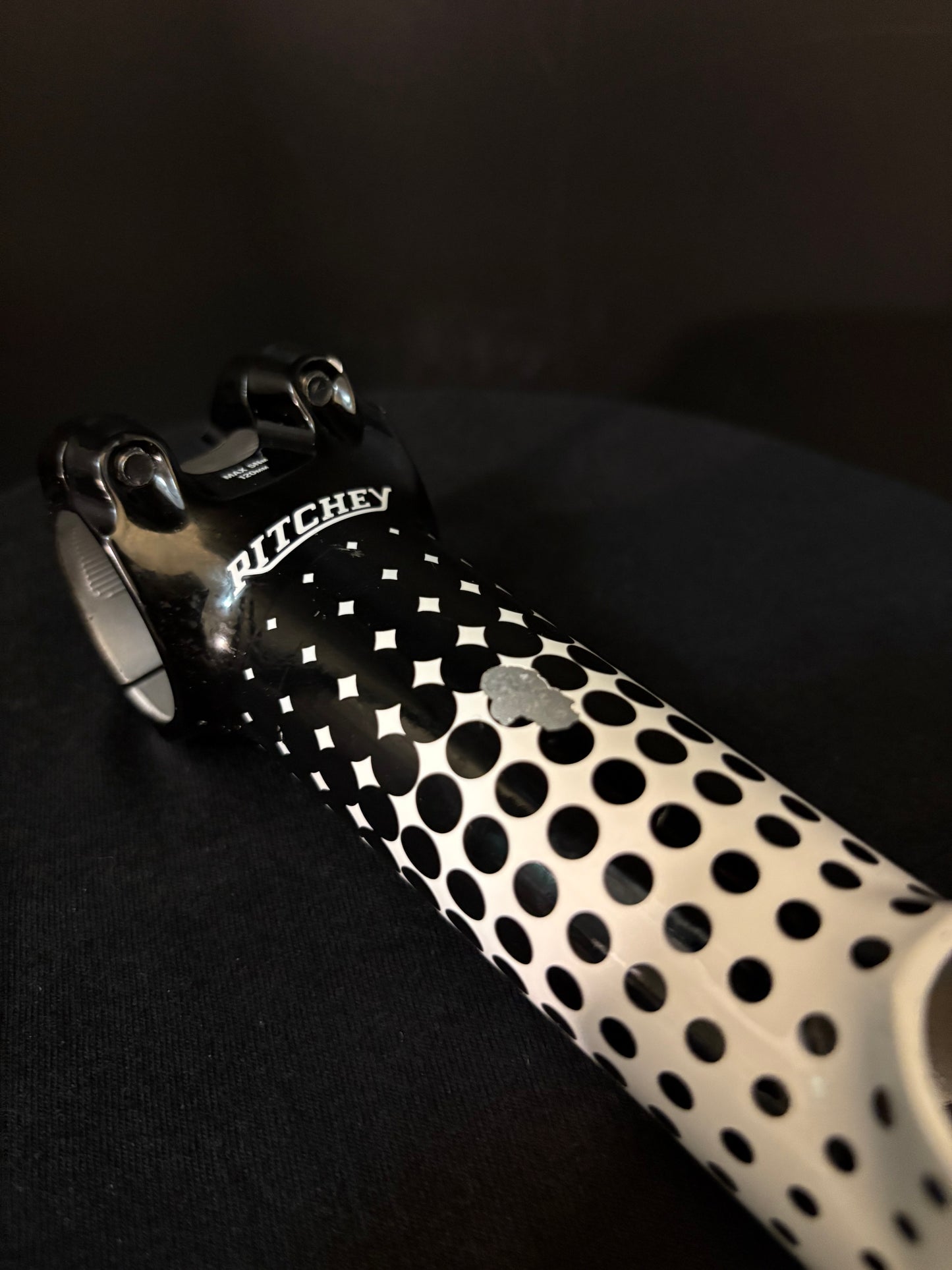 Ritchey x Deluxe Stem Black/White 120mm 31.8