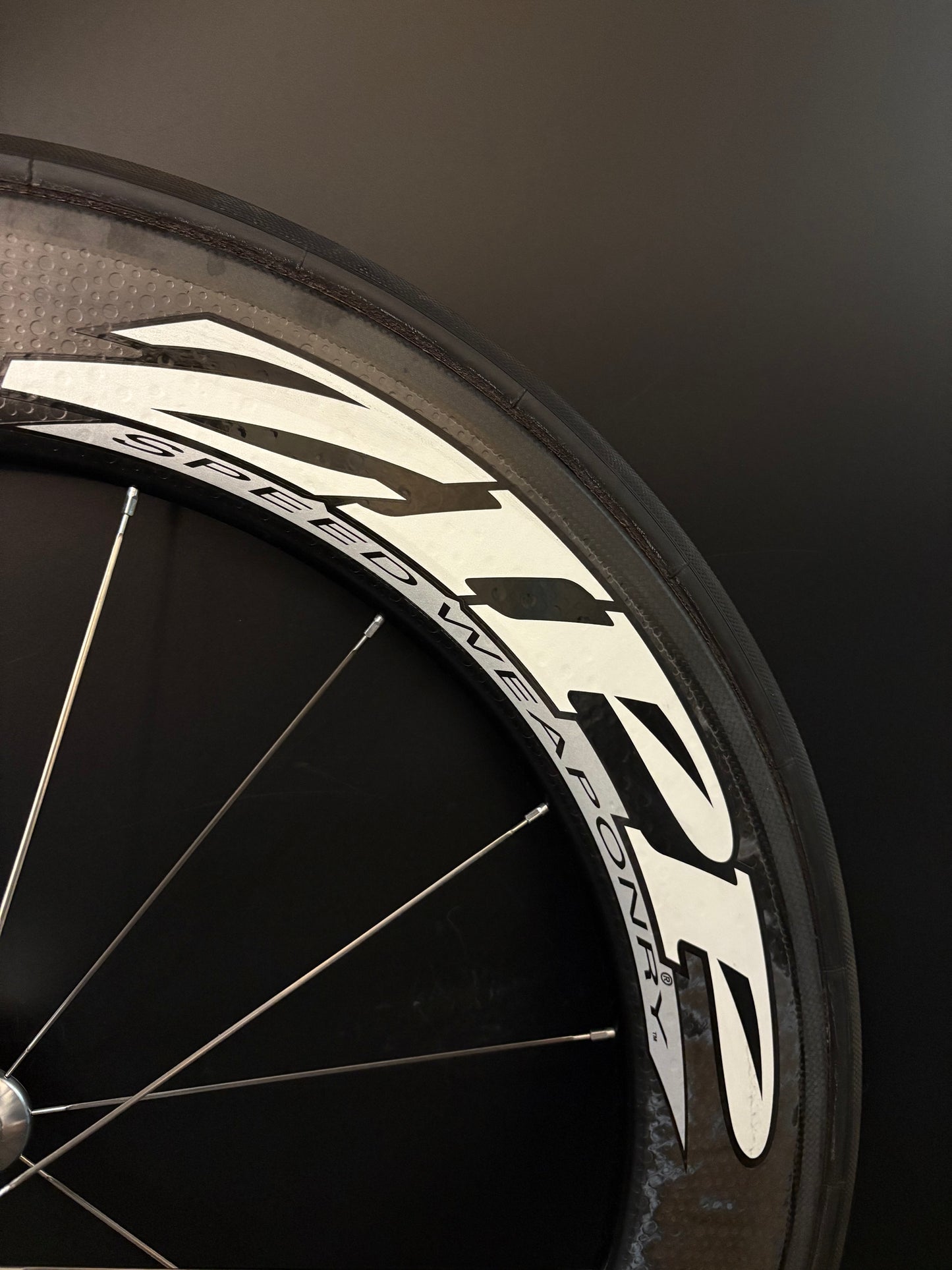 Zipp 808 Firecrest Tubular Front Wheel Carbon 16h