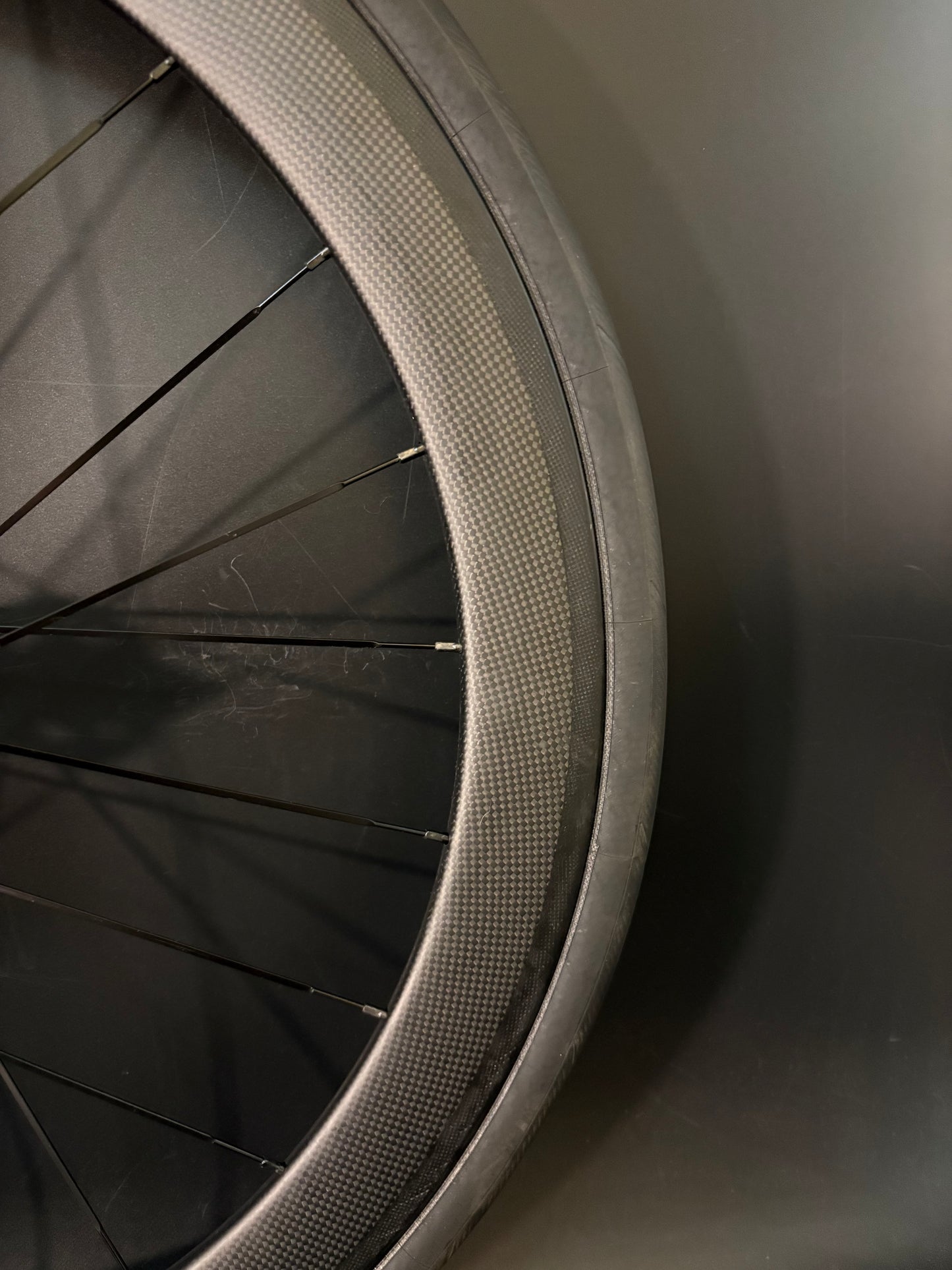 Unbranded Carbon Clincher 50mm / Novatec Rear Wheel 24h