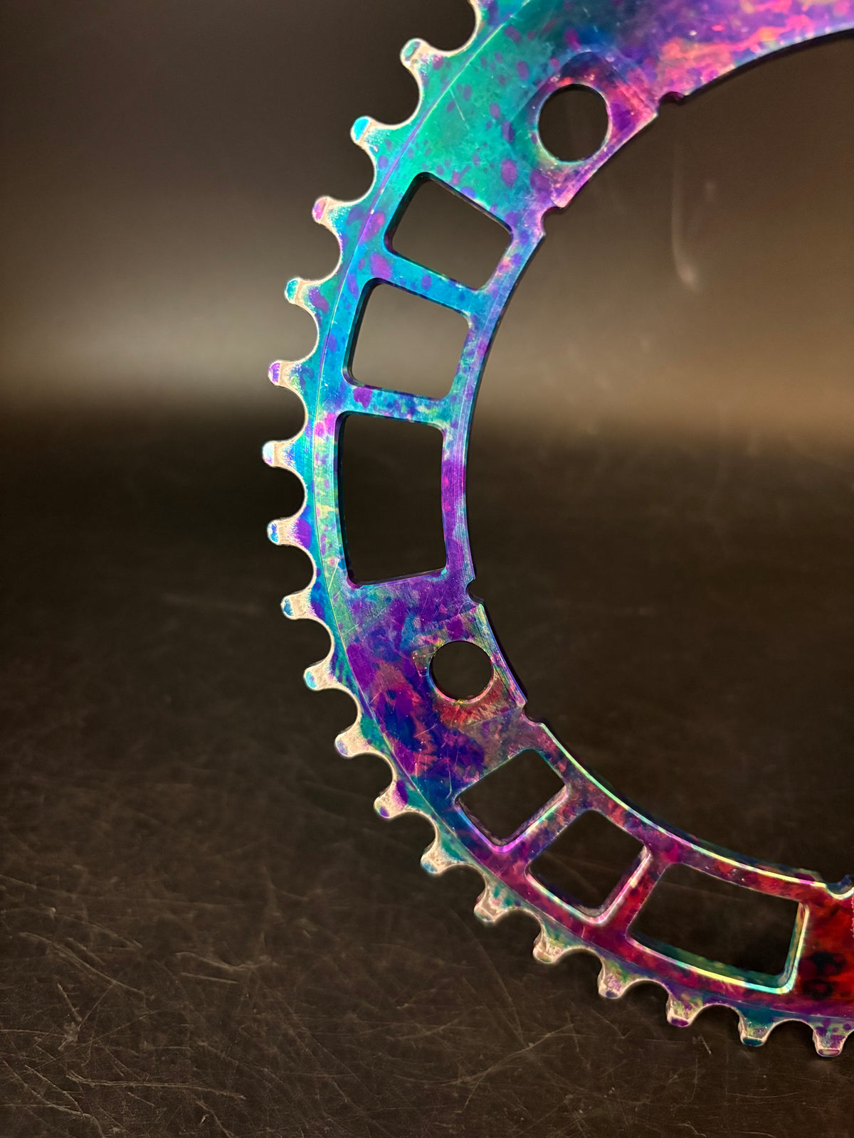 Aarn x Mash Chainring Rainbow 47t