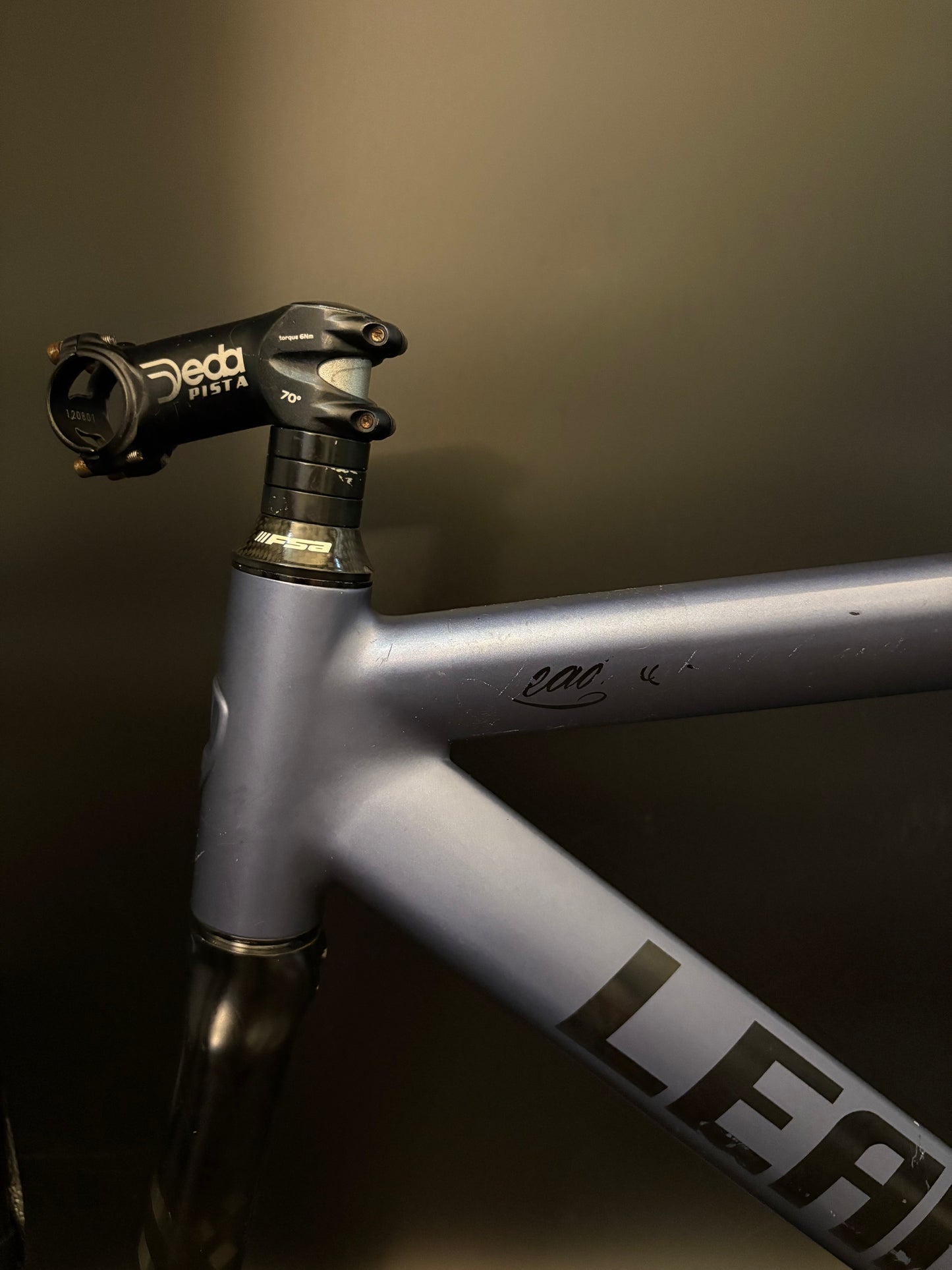 Leader 725 Frameset Pearlescent Blue 55cm