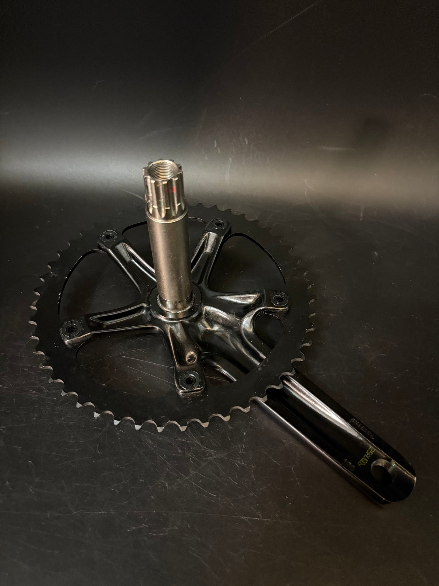 Sram Omnium Crankset Black 170mm 48t