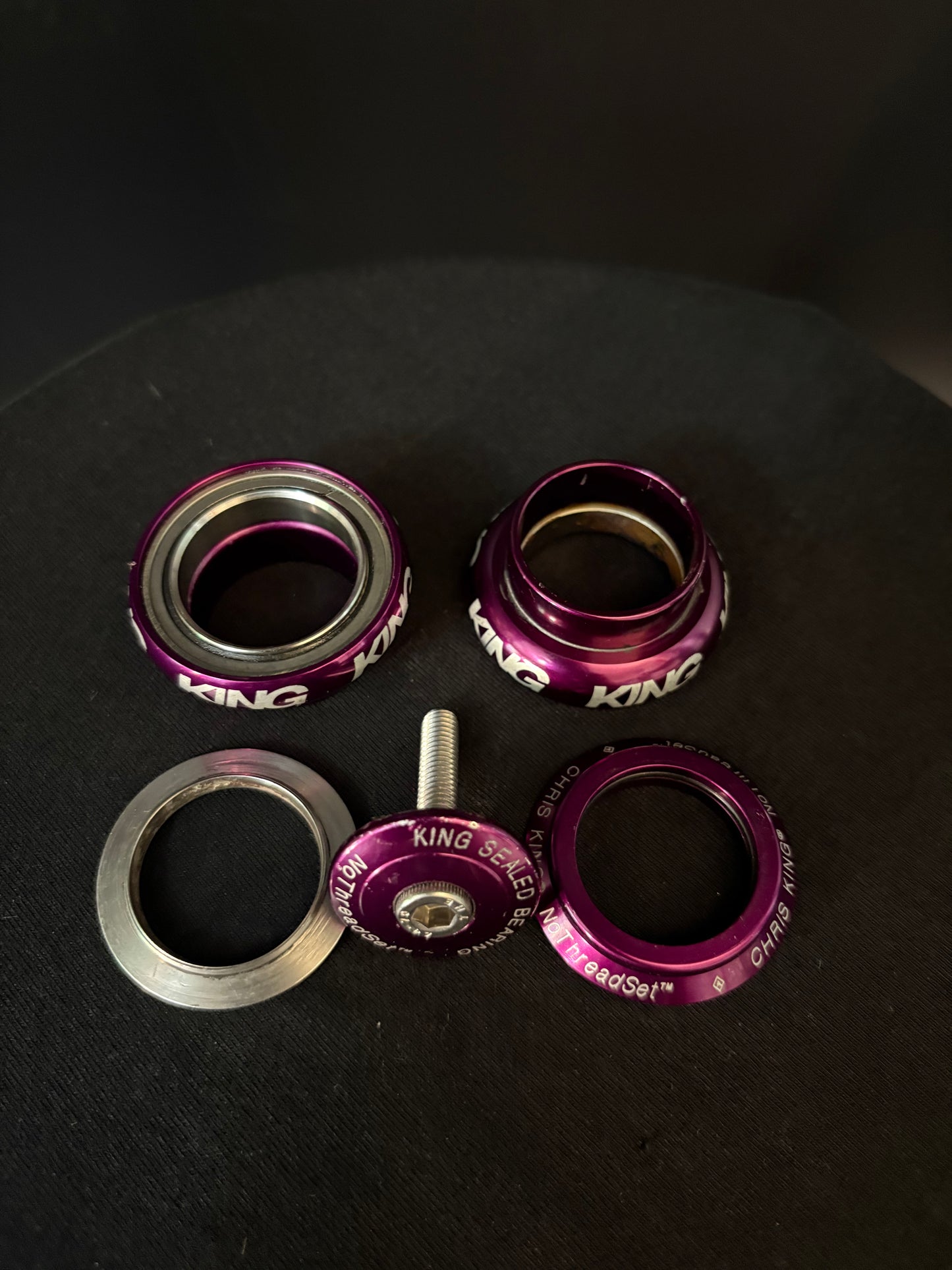 Chris King Headset Dark Plum 1” Threadless