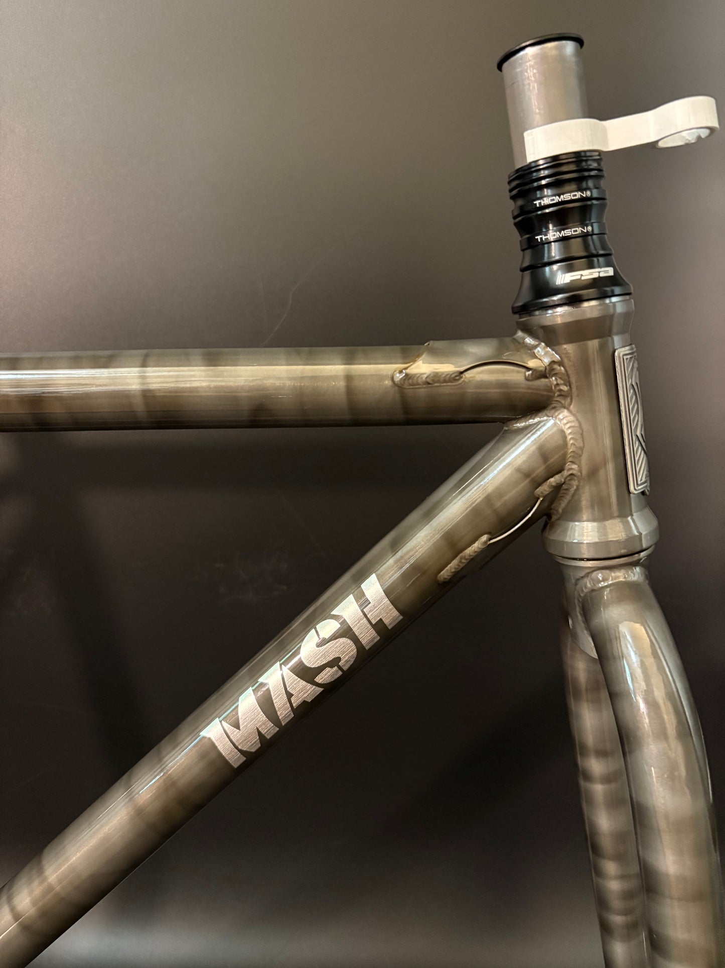 Mash Reyes Steel Frameset Phosphate Smoke Small