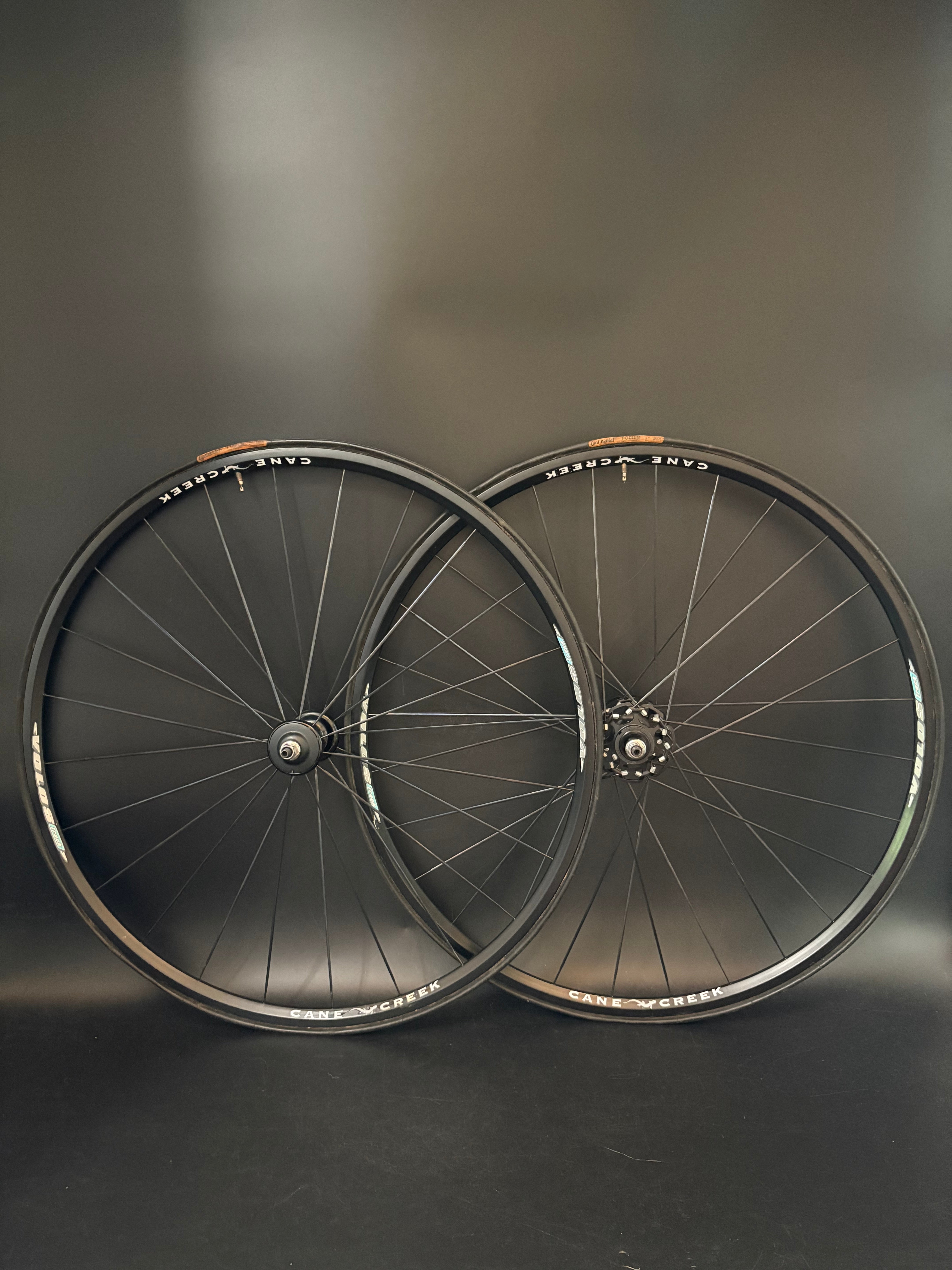 Cane Creek Volos Tubular Wheelset Black 20/24h – Track Lab