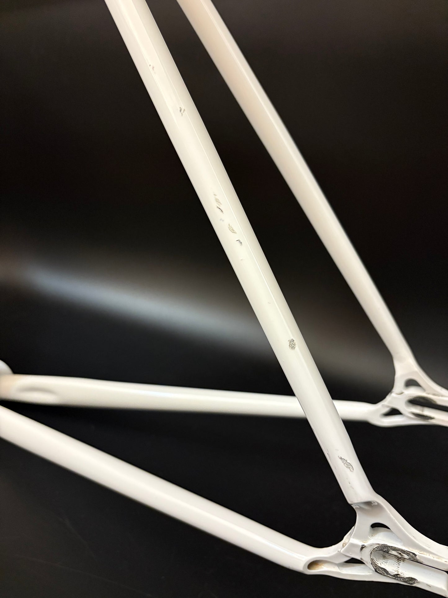 Leader 722 Heritage Steel Frameset White 55cm