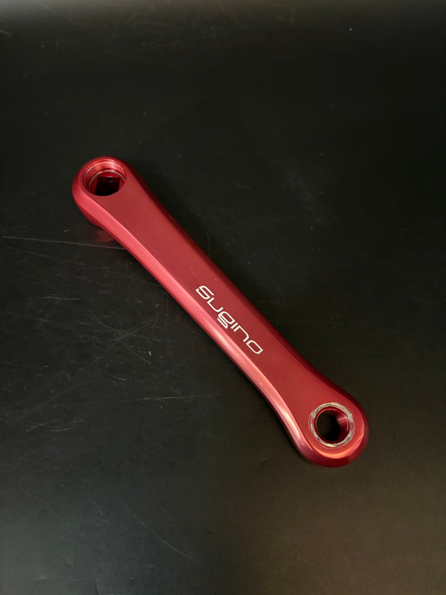 Sugino 75 Crankset Red 165mm 48t
