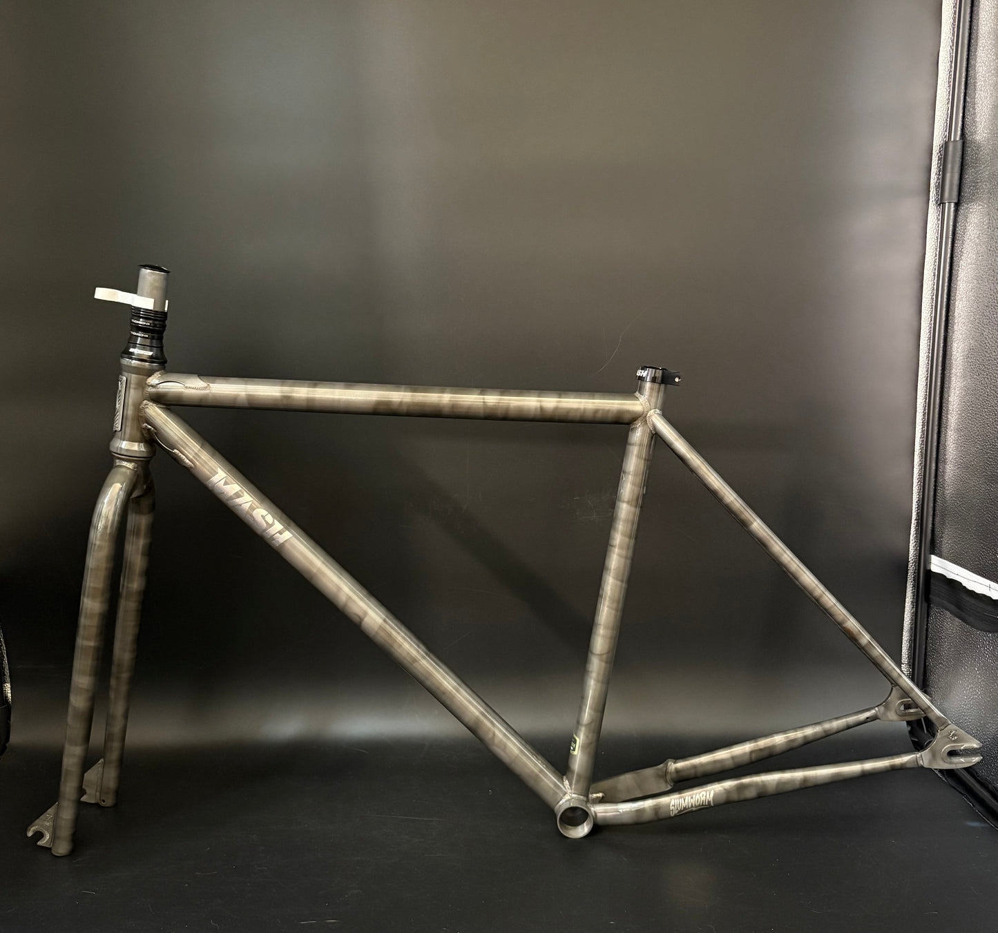 Mash Reyes Steel Frameset Phosphate Smoke Small