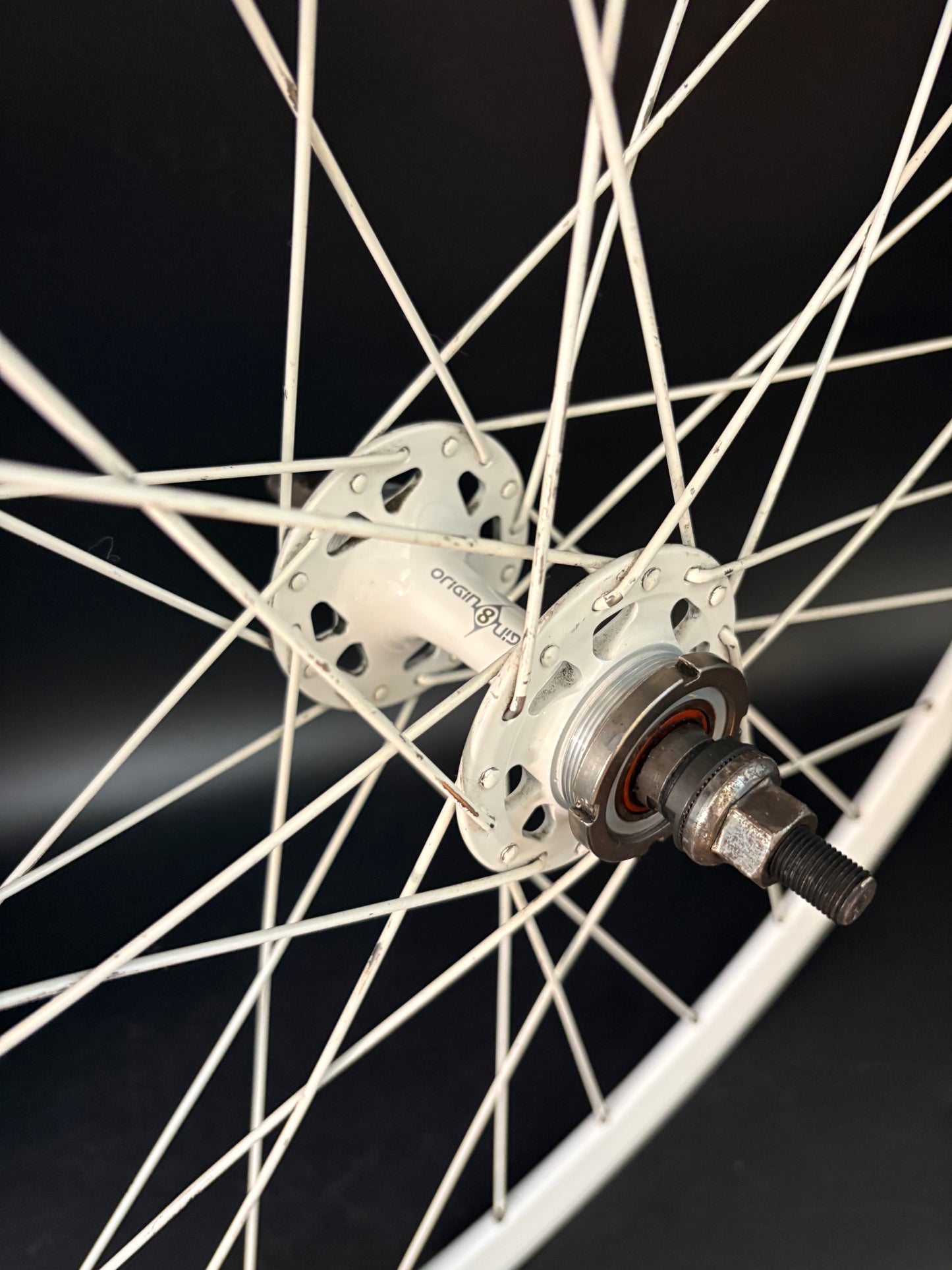 White Deep V / Origin 8 Wheelset 32h