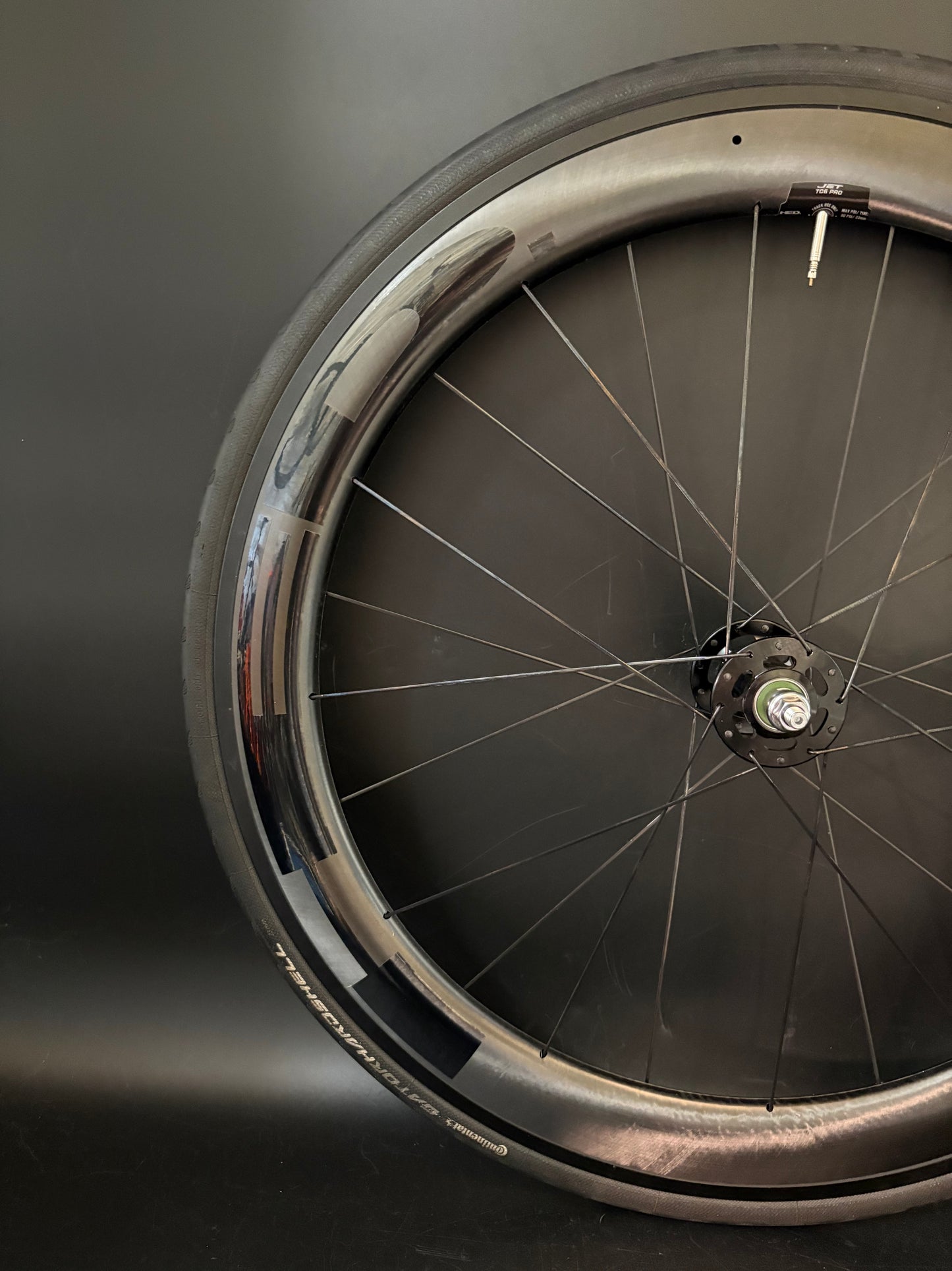 HED Jet TC6 Pro Rear Wheel Carbon Clincher 24h