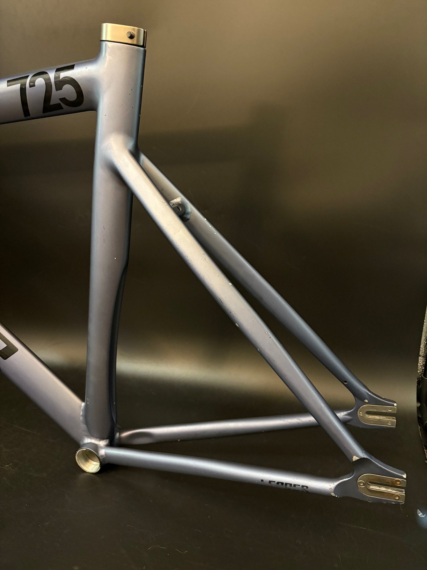 Leader 725 Frameset Pearlescent Blue 55cm