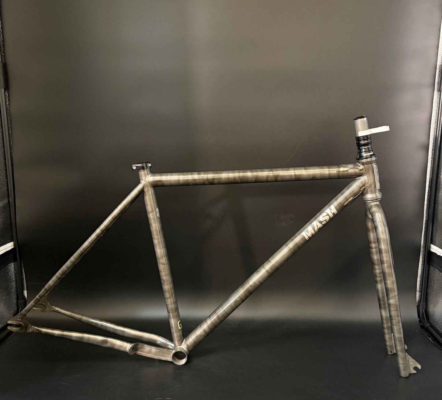 Mash Reyes Steel Frameset Phosphate Smoke Small
