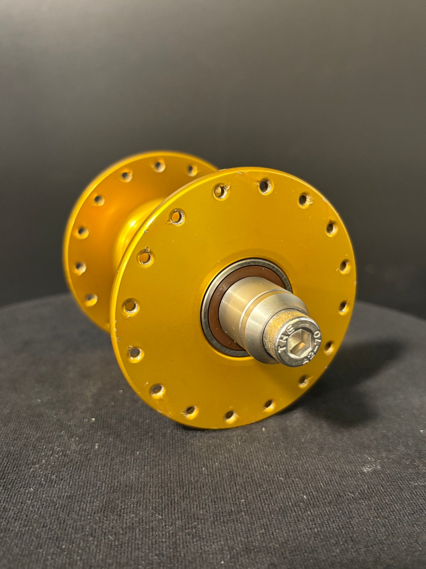 Phil Wood High Flange Track Hubs Gold 32h
