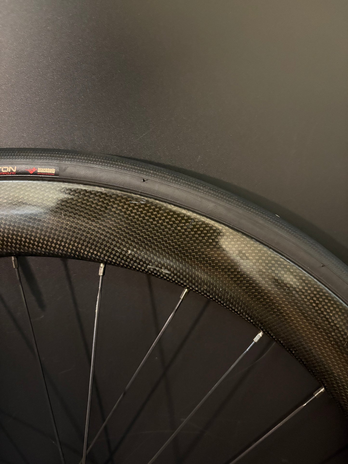 Unbranded 50mm Carbon Clincher / Paul HF Wheelset 28h