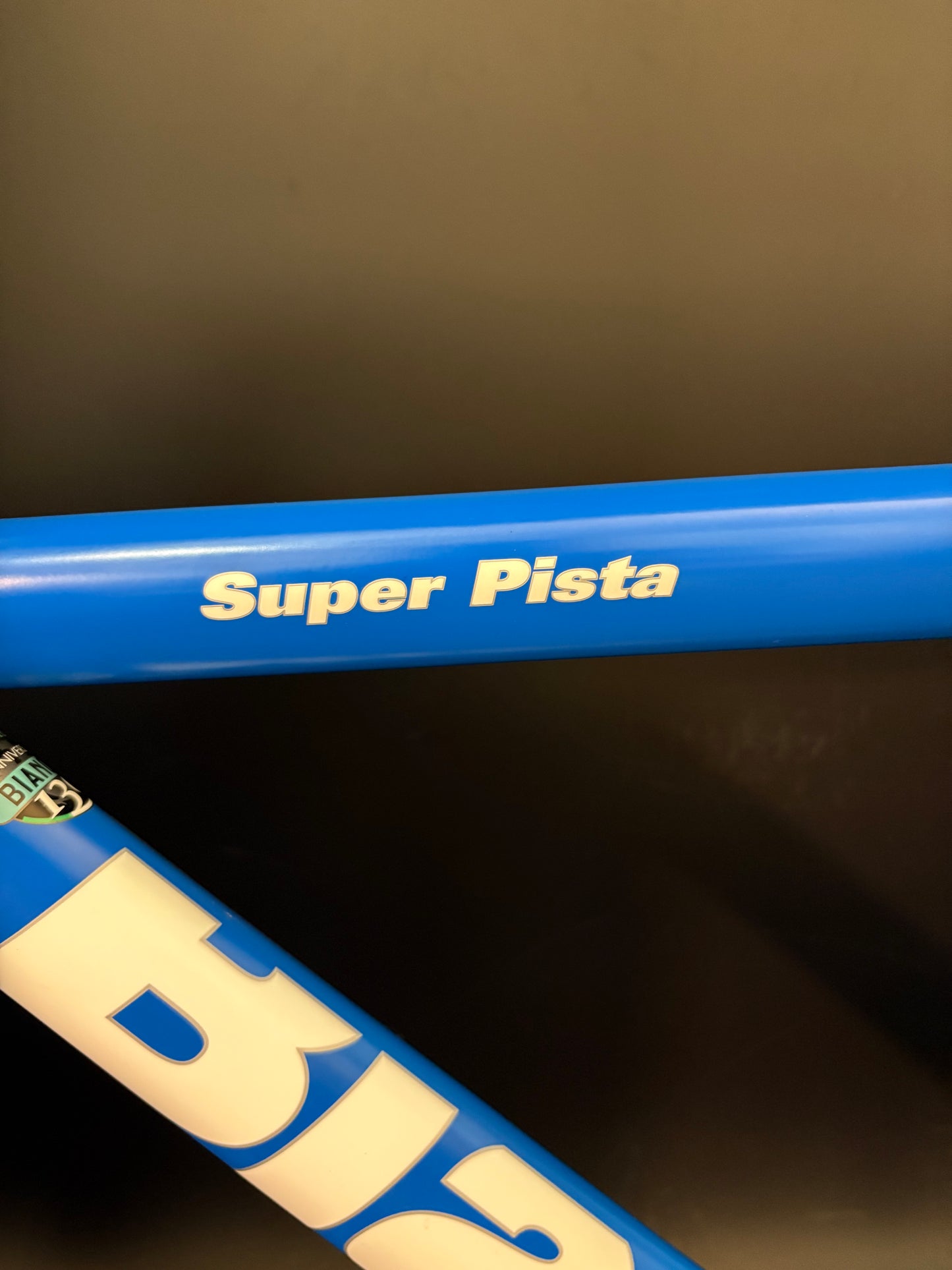 Bianchi Super Pista Frameset Blue 51cm