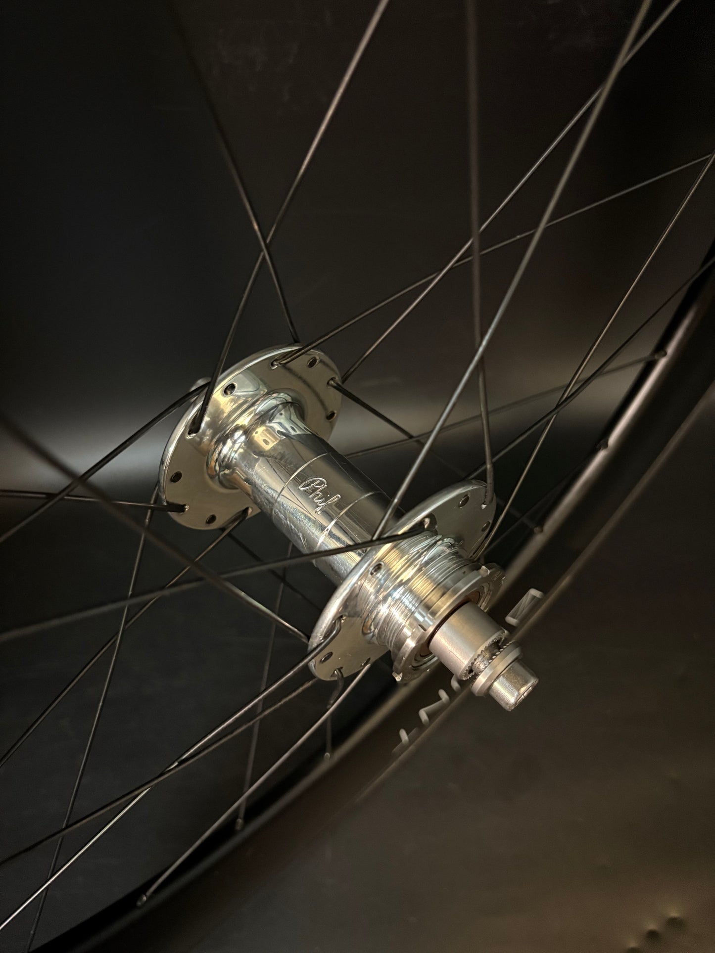 Hunt Aerodynamicist 82mm Carbon Clincher / Phil Wood Wheelset 20/24h