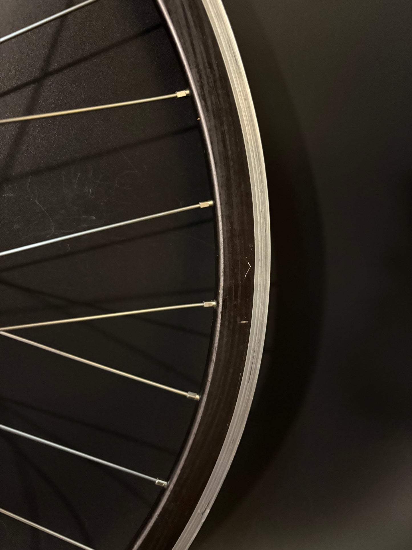Velocity Deep V Black Machined / Phil Wood HF Front Wheel 32h