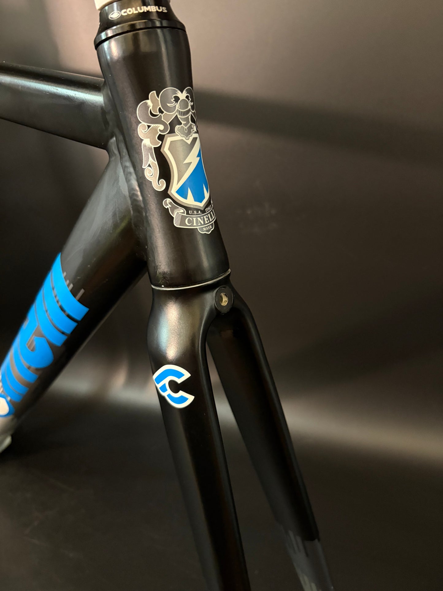 Cinelli Mash Histogram Frameset Black/Blue 53cm