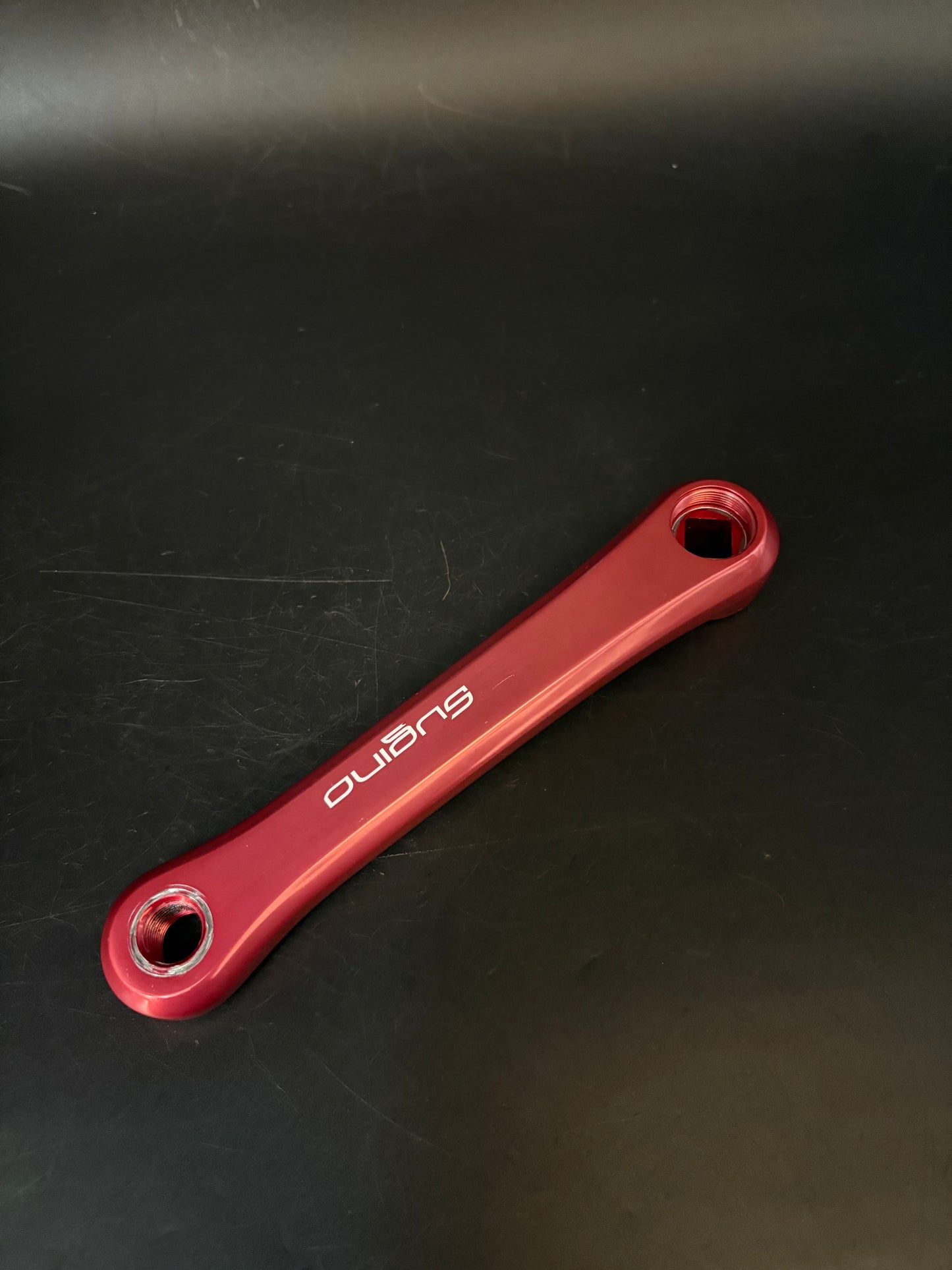 Sugino 75 Crankset Red 165mm 48t