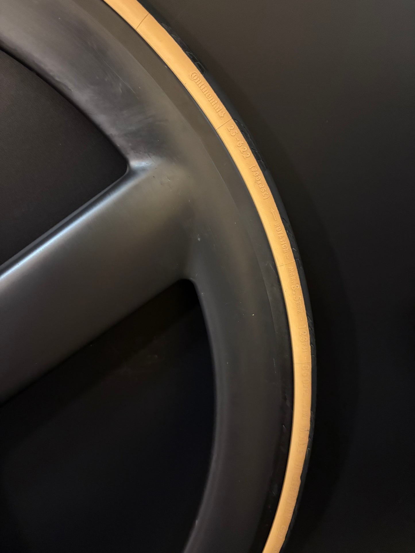 Superteam Tri Spoke Carbon Clincher Front Wheel