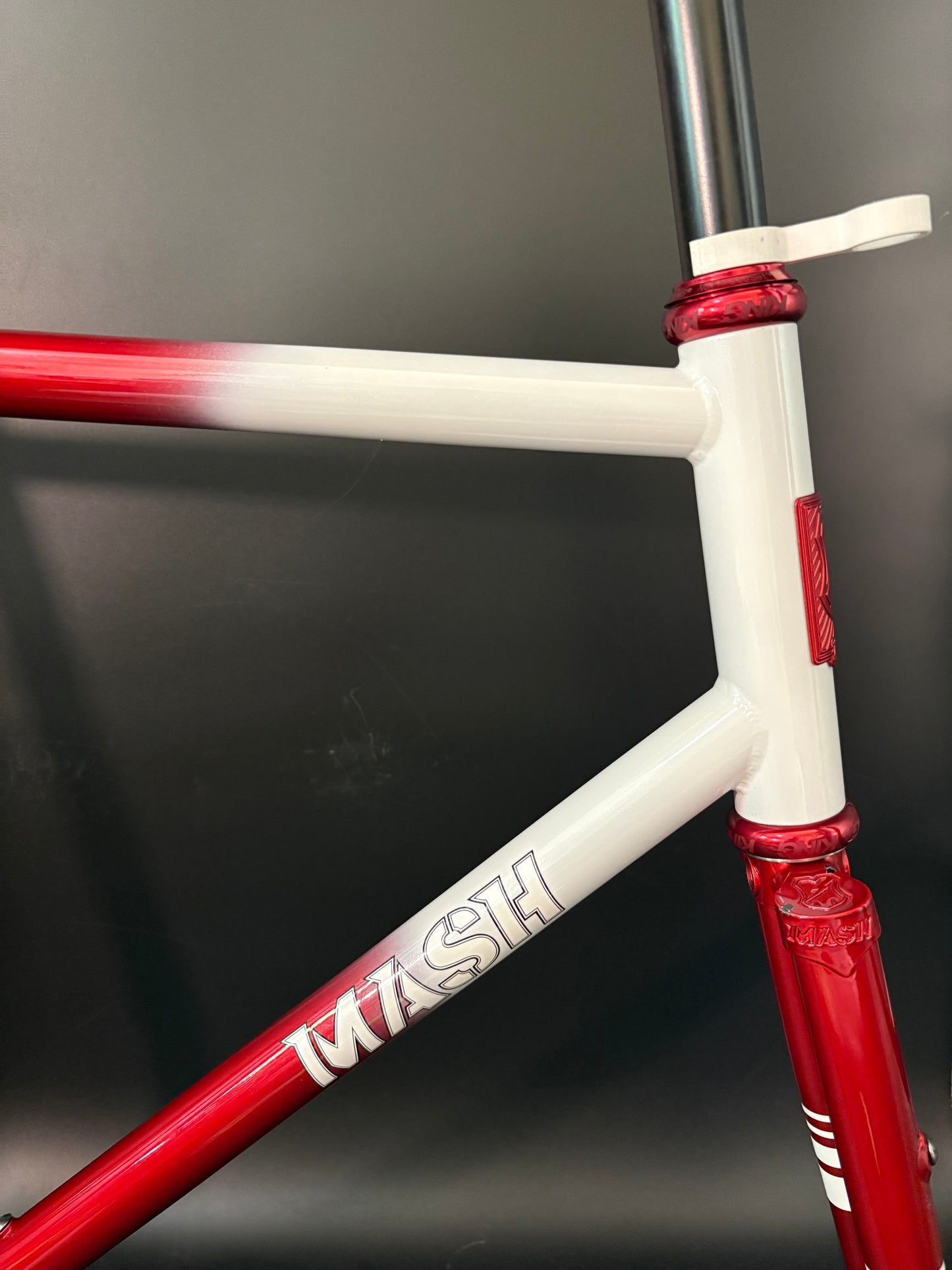 Mash Steel Frameset Red/White 60cm XL