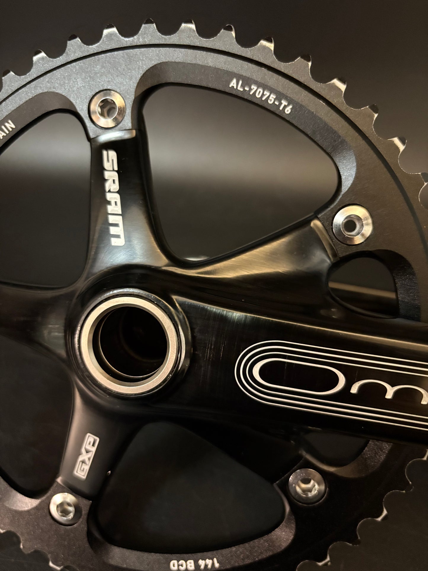 Sram Omnium Crankset Black 165mm 48t