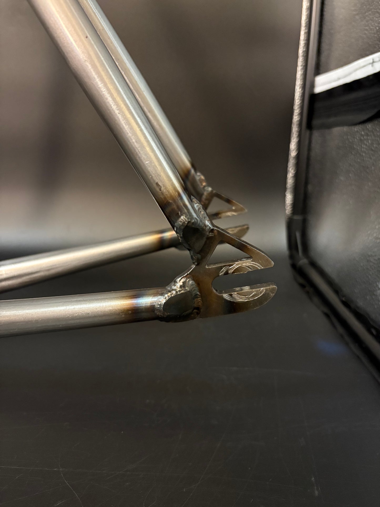 Bombardiers Cuda Frameset Raw Steel 54cm