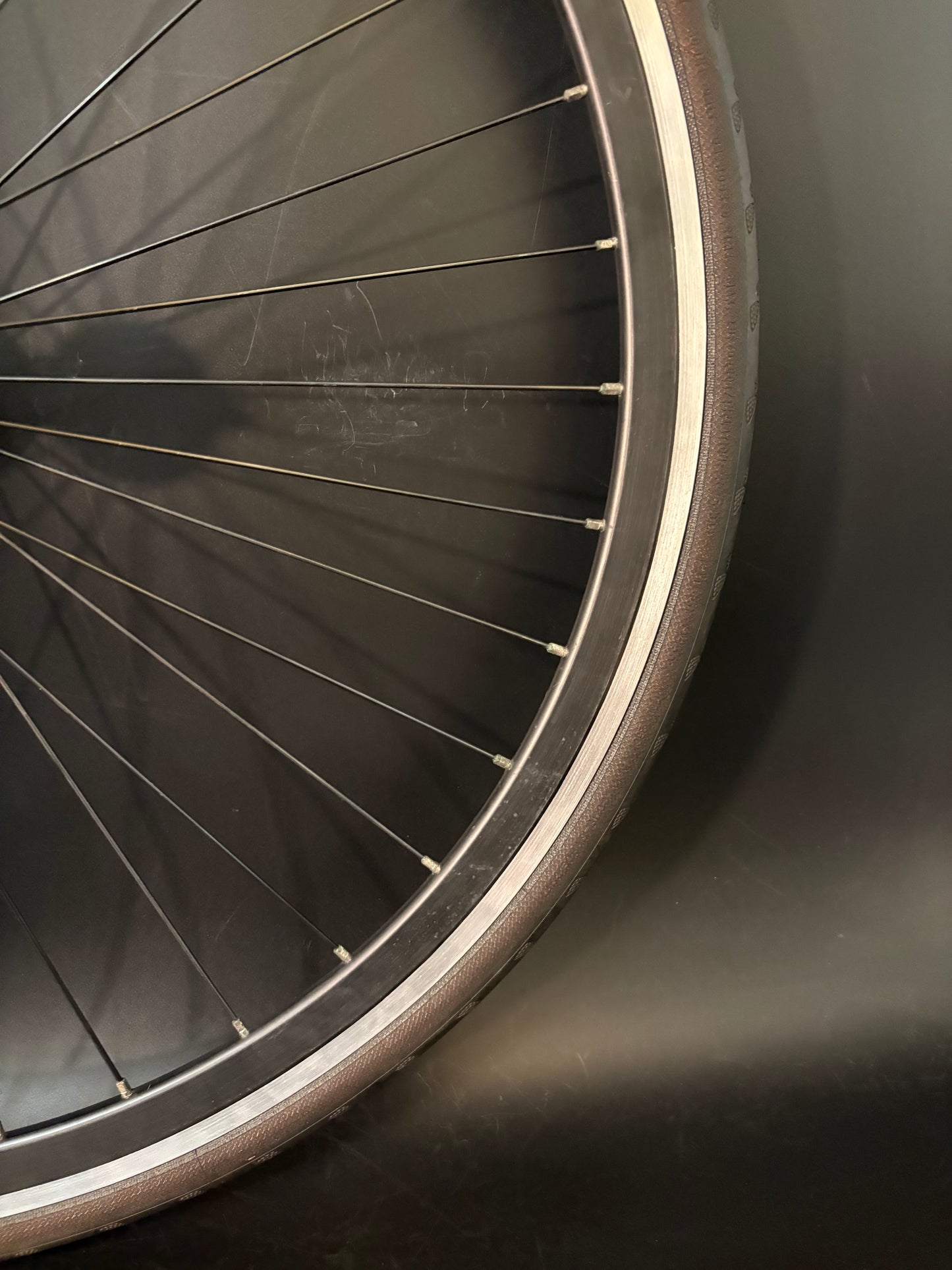 Deep V Machined Black / Surly Wheelset 36h