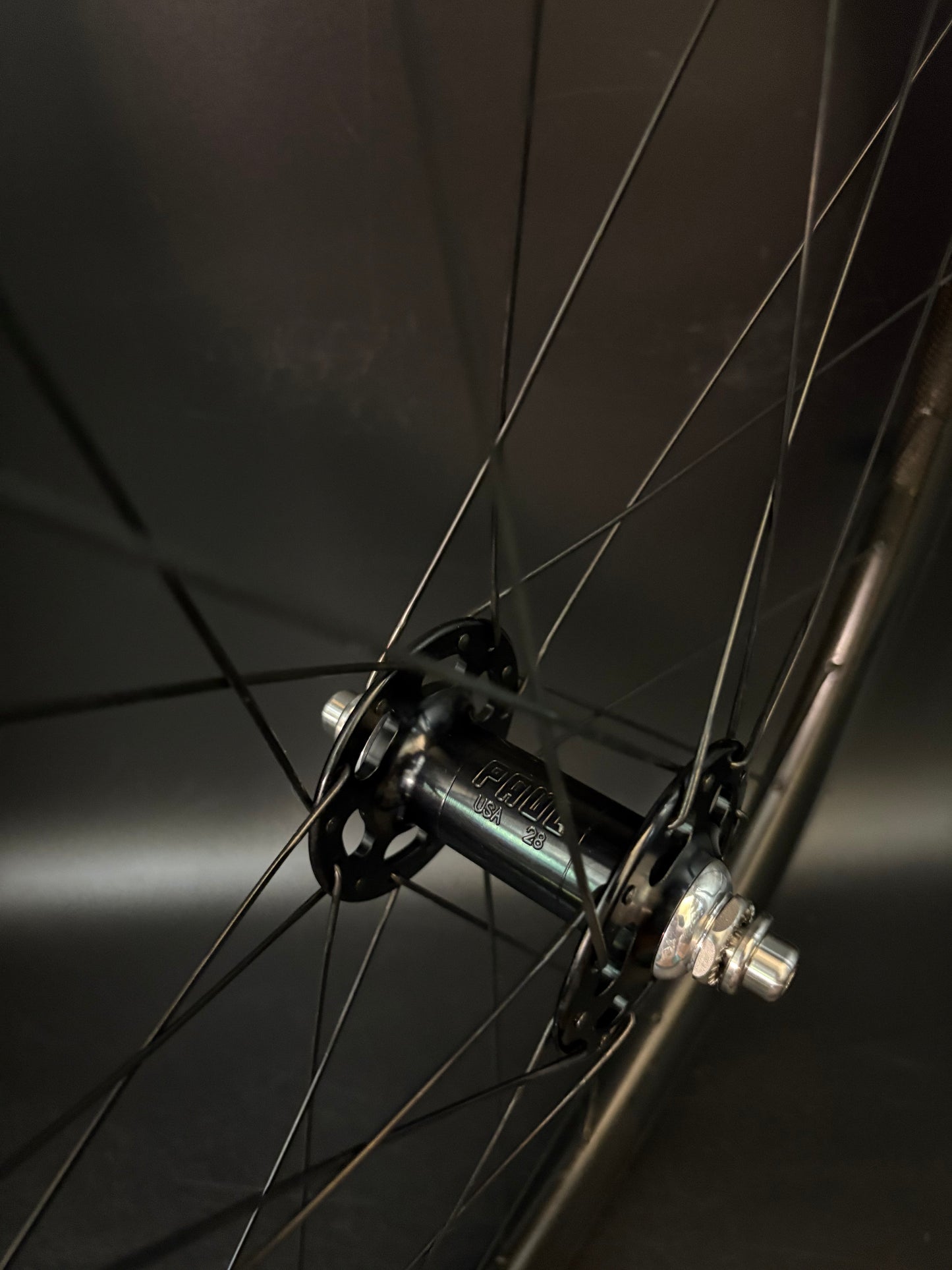 Unbranded 50mm Carbon Clincher / Paul HF Wheelset 28h