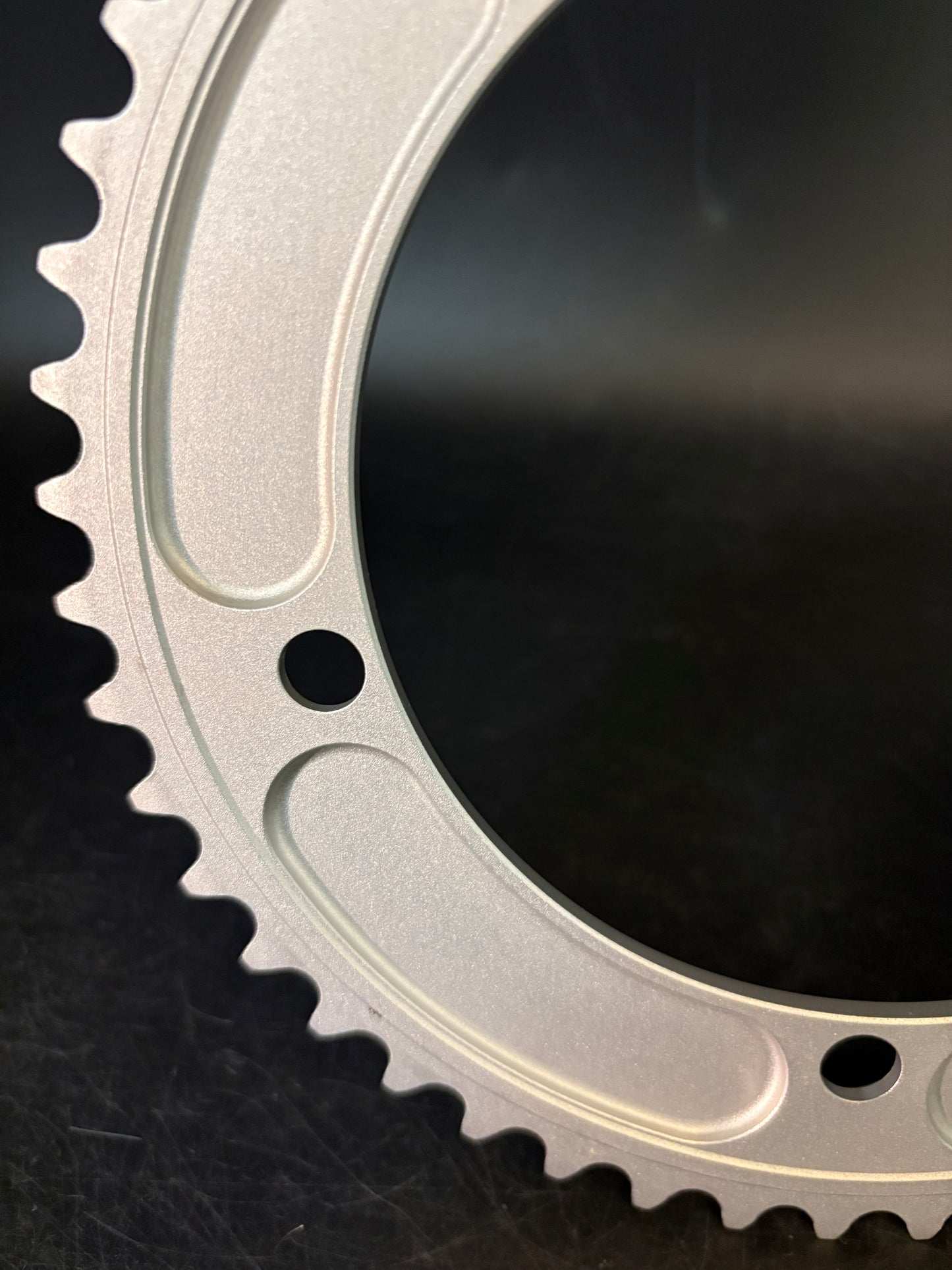 Sugino Zen Chainring Silver New Logo 49t