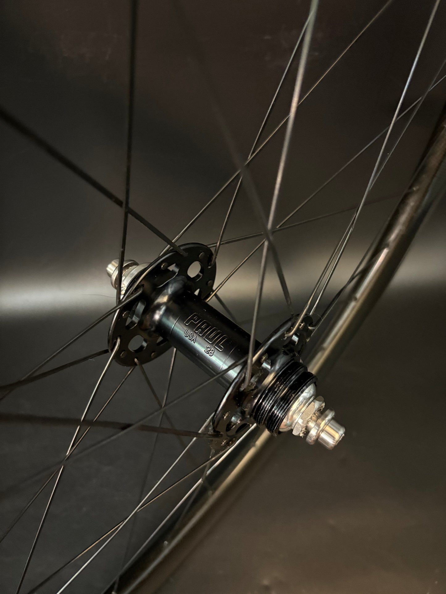 Unbranded 50mm Carbon Clincher / Paul HF Wheelset 28h