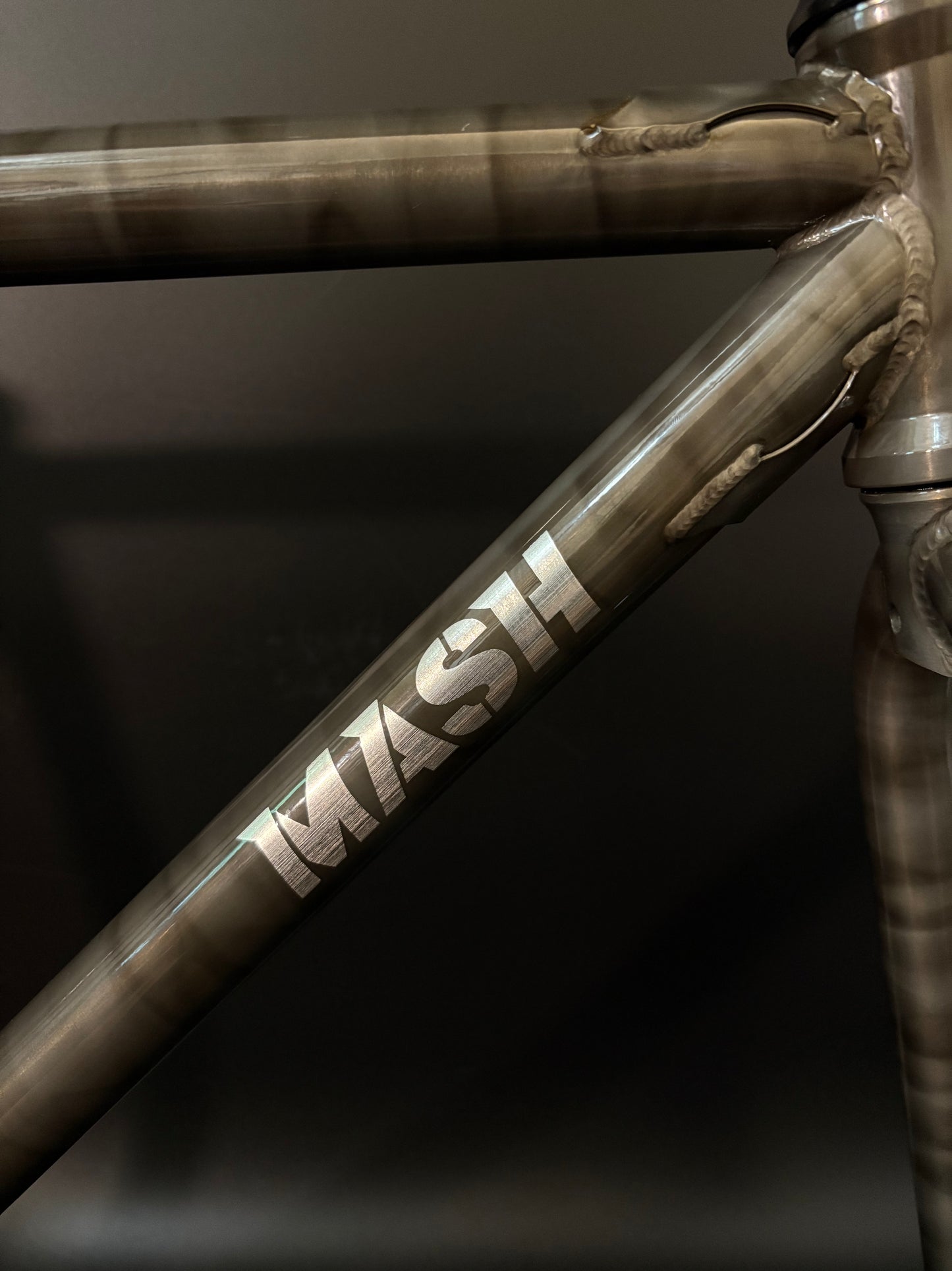 Mash Reyes Steel Frameset Phosphate Smoke Small