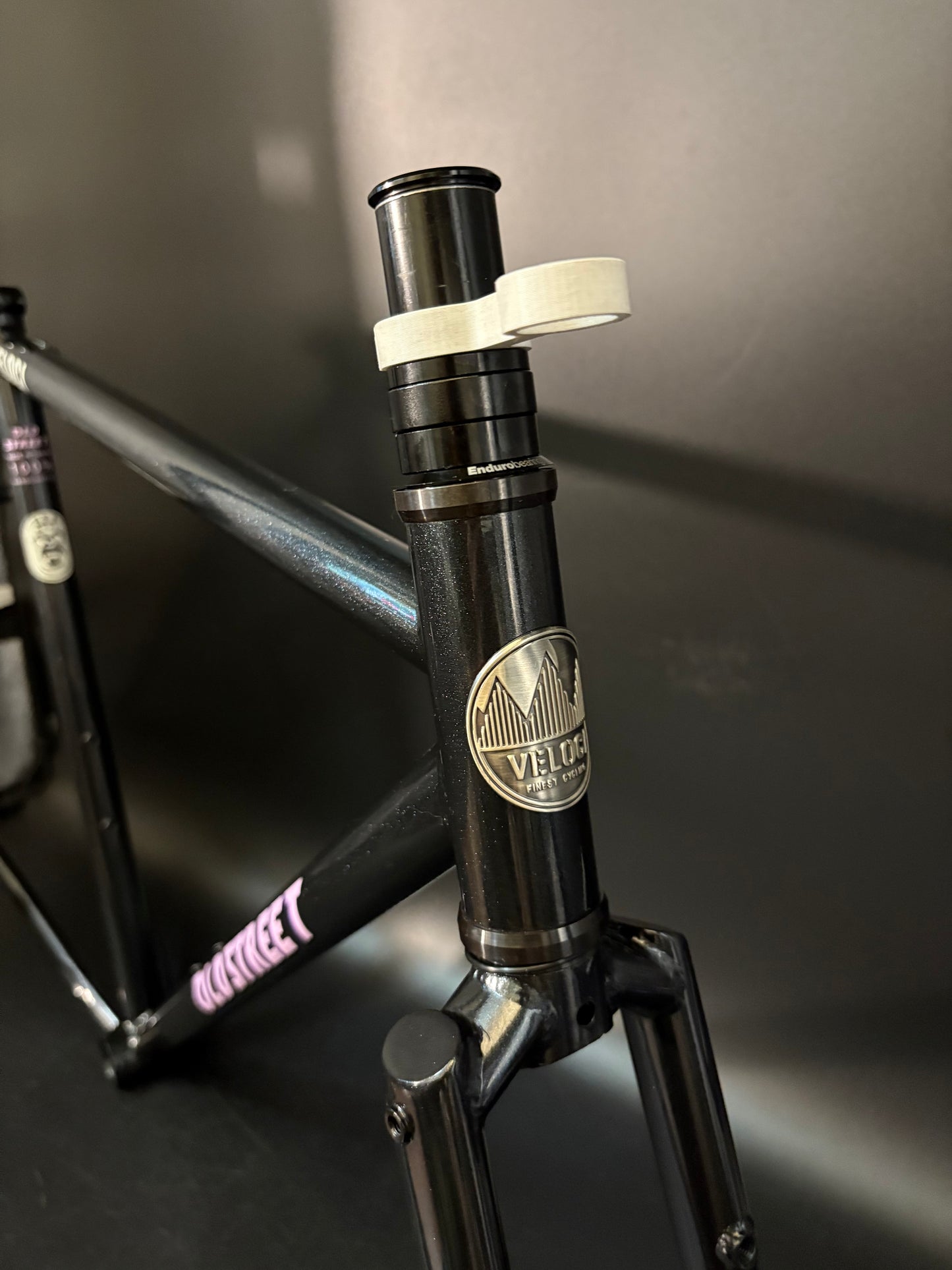 Veloci Old Street Frameset Glitter Black 54cm Medium