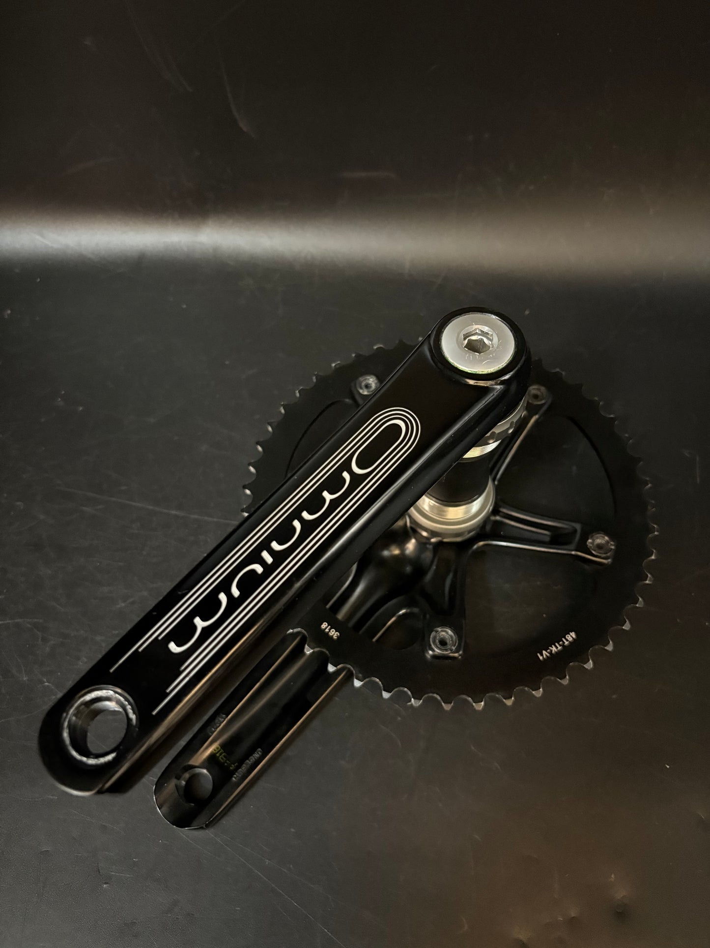Sram Omnium Crankset Black 167.5mm 48t