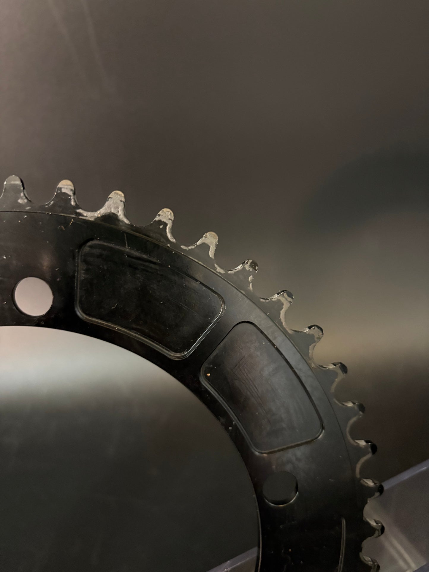 Alter Vinyl Chainring Black 49t