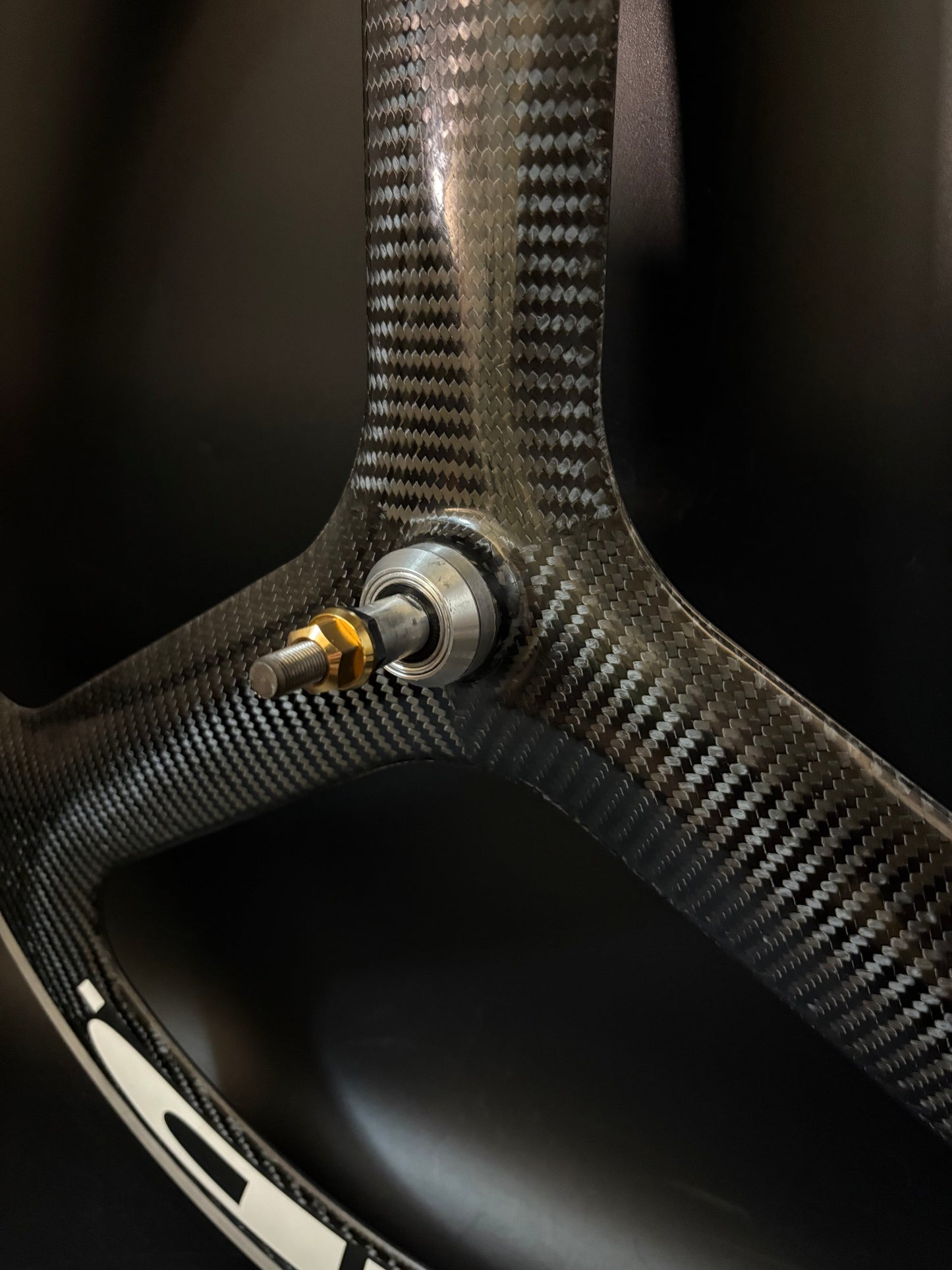 HED 3 Tri Spoke Carbon Clincher Track Rear Wheel